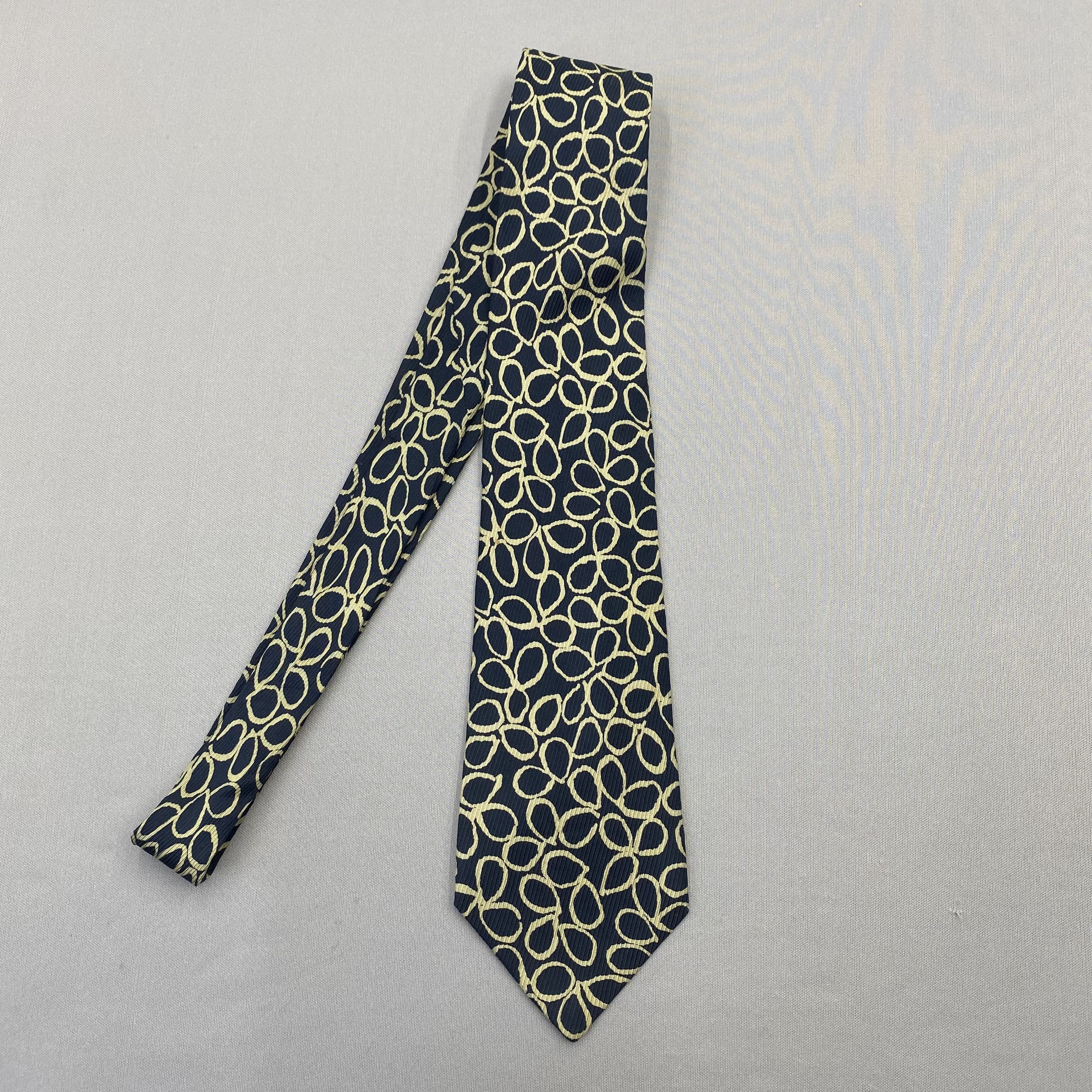 Borsalino Vintage Borsalino SILK Necktie Cravate Pure Silk Neck Tie Size ONE SIZE - 4 Thumbnail