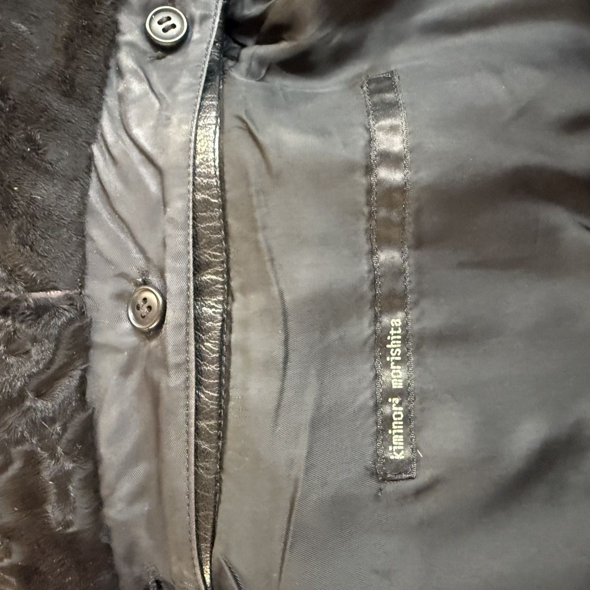 Kiminori Morishita Kiminori Morishita Black Goatskin Leather Bomber Jacket Size US L / EU 52-54 / 3 - 18 Thumbnail