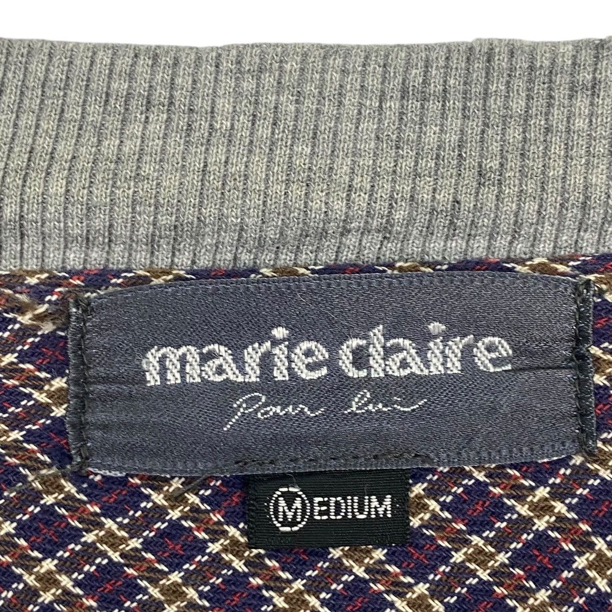 Other Vintage Marie Claire Sweatshirt Crewneck Grey Big Logo Size US M / EU 48-50 / 2 - 7 Thumbnail