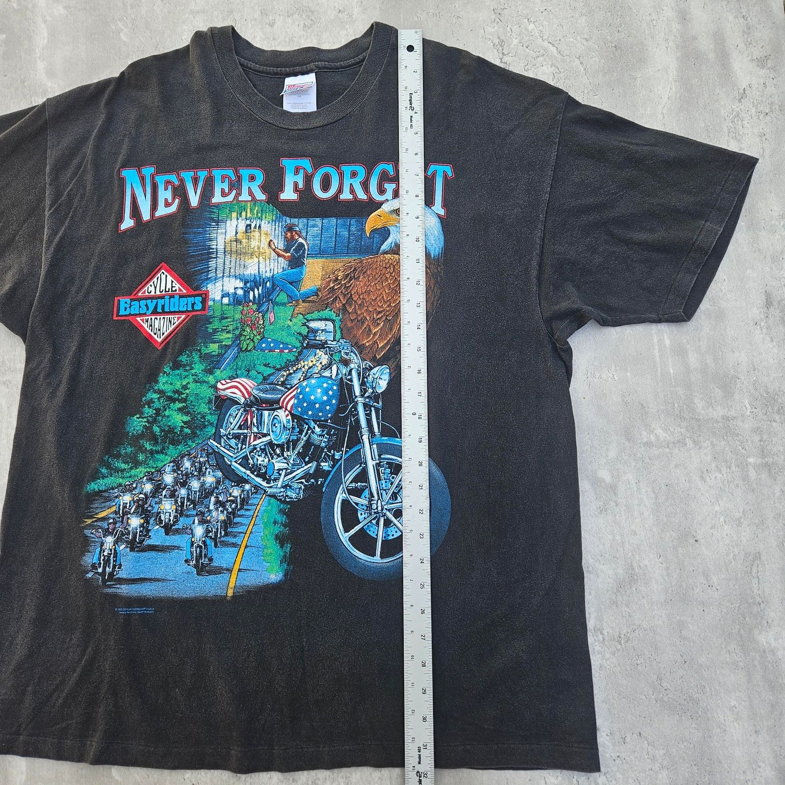 Hanes Vintage 90's Easyriders Magazine Hollywood T Shirt XXL Size US XXL / EU 58 / 5 - 6 Thumbnail