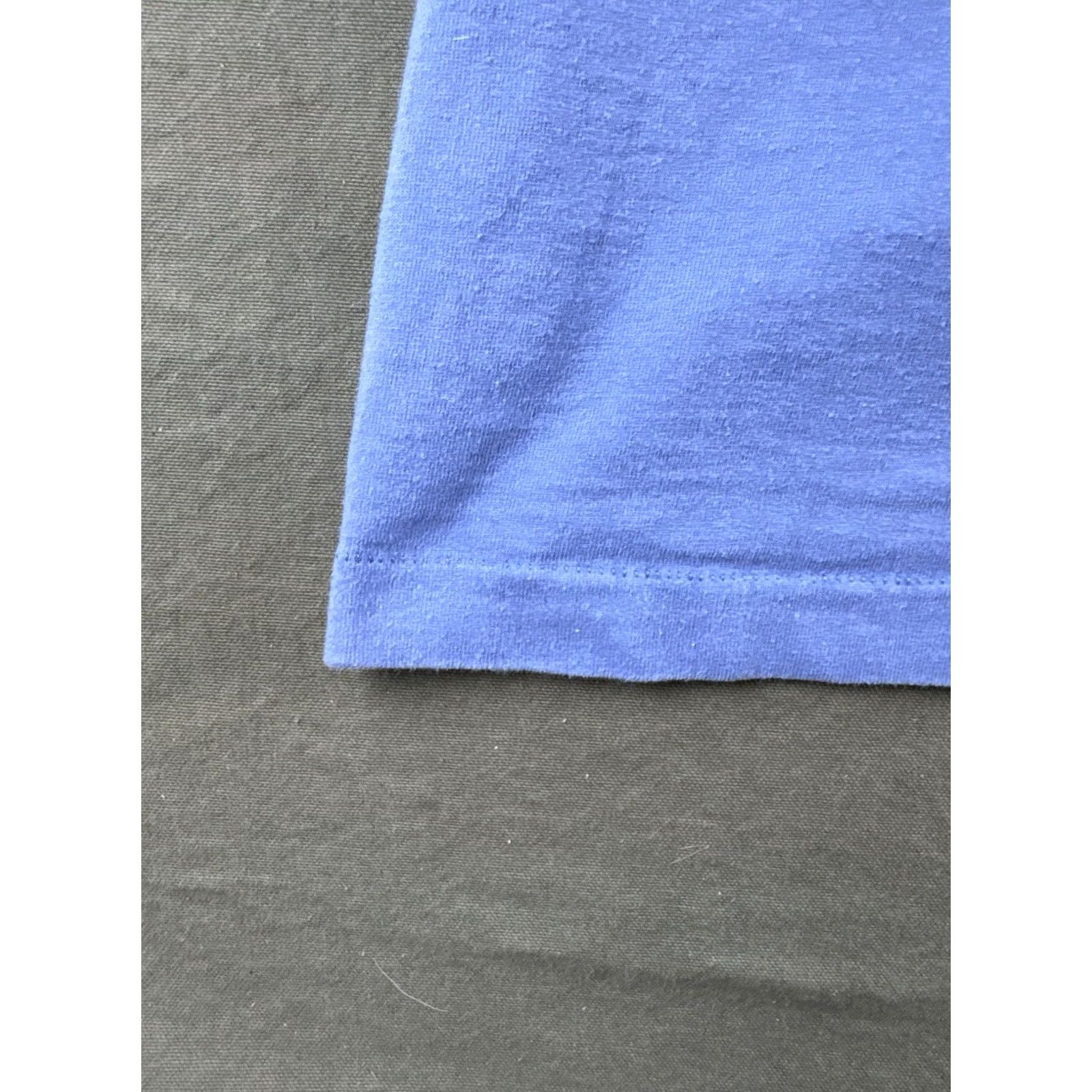 Fruit Of The Loom VINTAGE Fruit of the Loom T Shirt XL Blue Single Stitch USA Made 90s Blank Size US XL / EU 56 / 4 - 4 Thumbnail