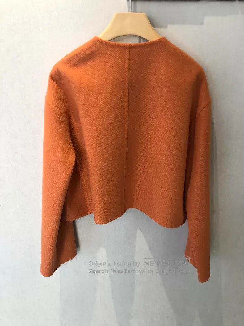 Hermes Hermes Orange Women's Short Coat Size XS / US 0-2 / IT 36-38 - 3 Thumbnail