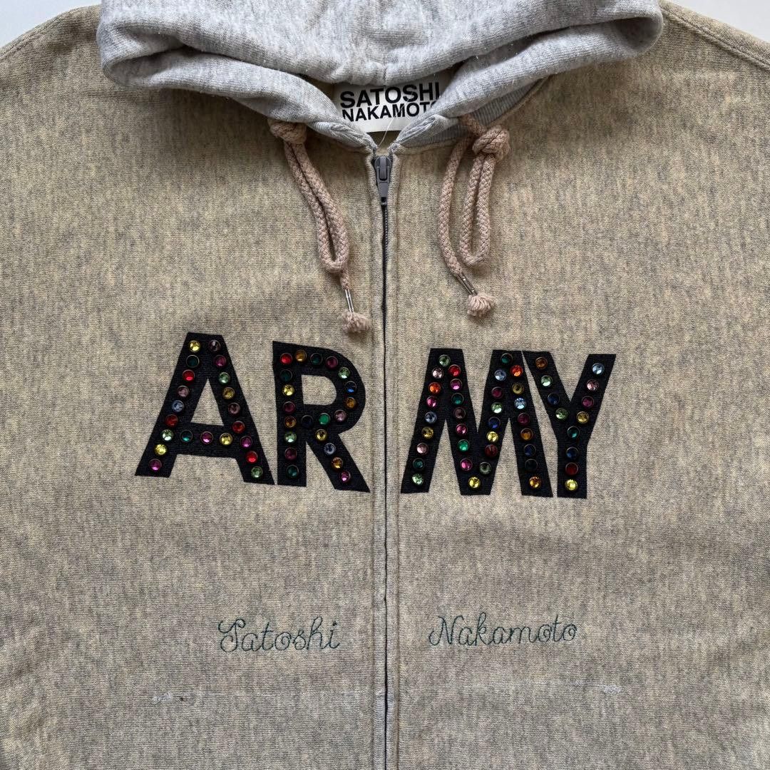 Satoshi Nakamoto SATOSHI NAKAMOTO Other Sense Army Hoodie M/L Size US L / EU 52-54 / 3 - 6 Thumbnail