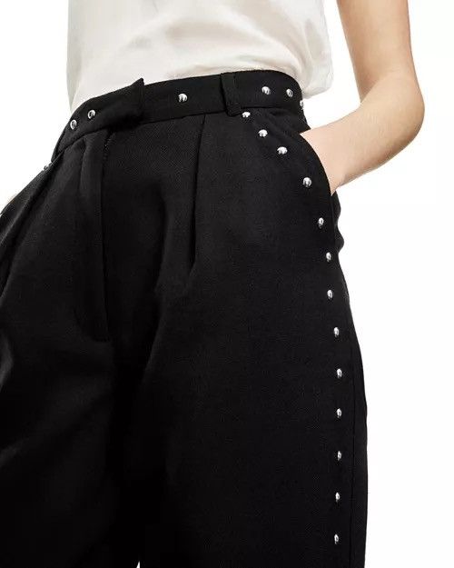 The Kooples The Kooples Wool Pants with Stud Details Size 26" / US 2 / IT 38 - 10 Thumbnail