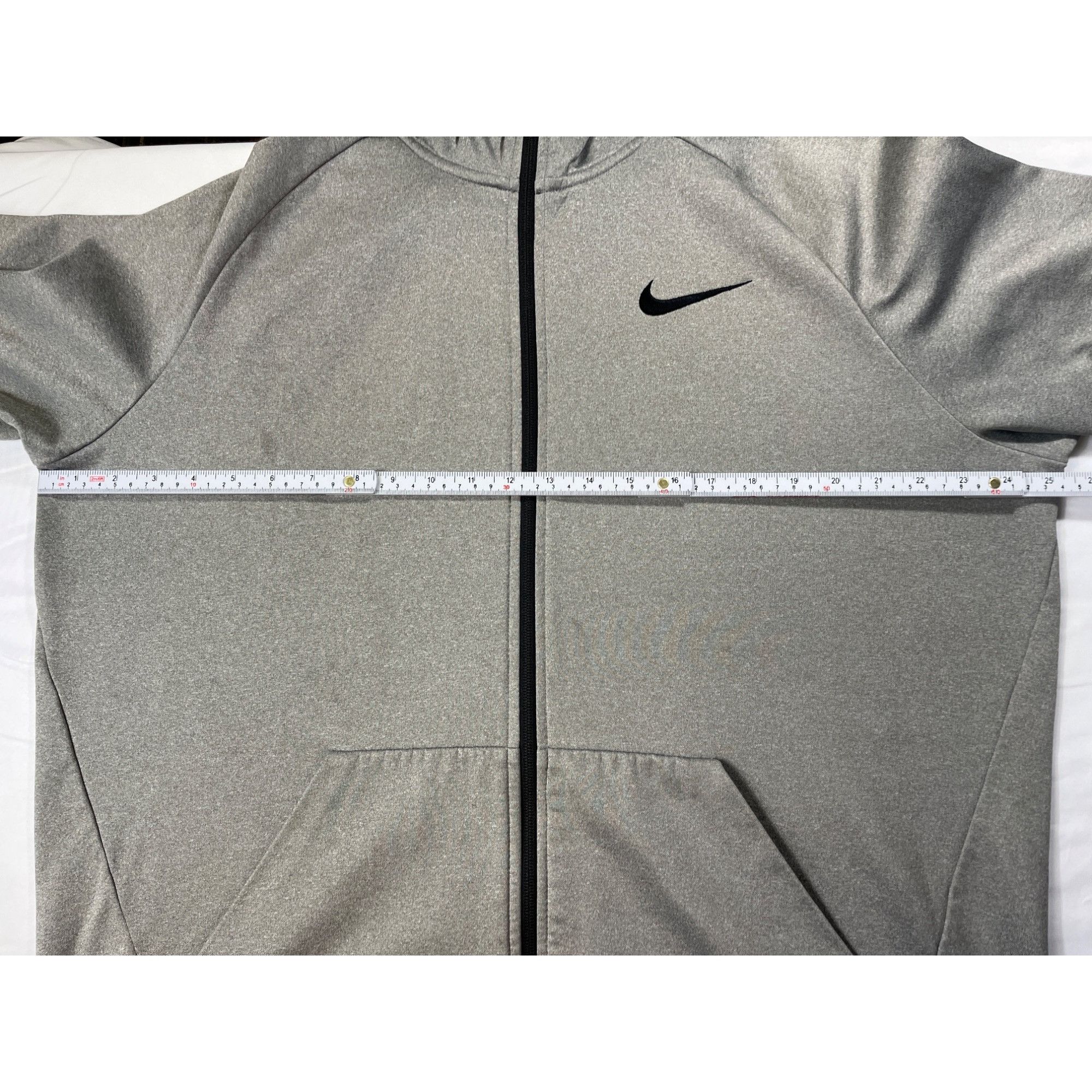 Nike Nike Mens Gray Dri Fit Full Zip Hoodie Size XL SKU 7107 Size US XL / EU 56 / 4 - 3 Thumbnail