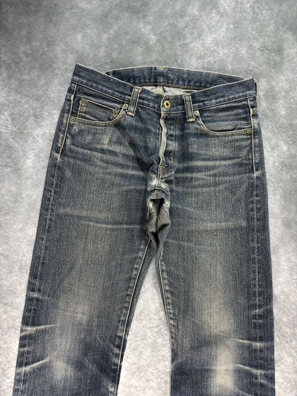Blue Blue Japan × Japan Blue × Japan Blue Jeans Japan Blue Jeans Selvedge Denim Made in Japan JP 9201 Repair Size US 30 / EU 46 - 3 Thumbnail