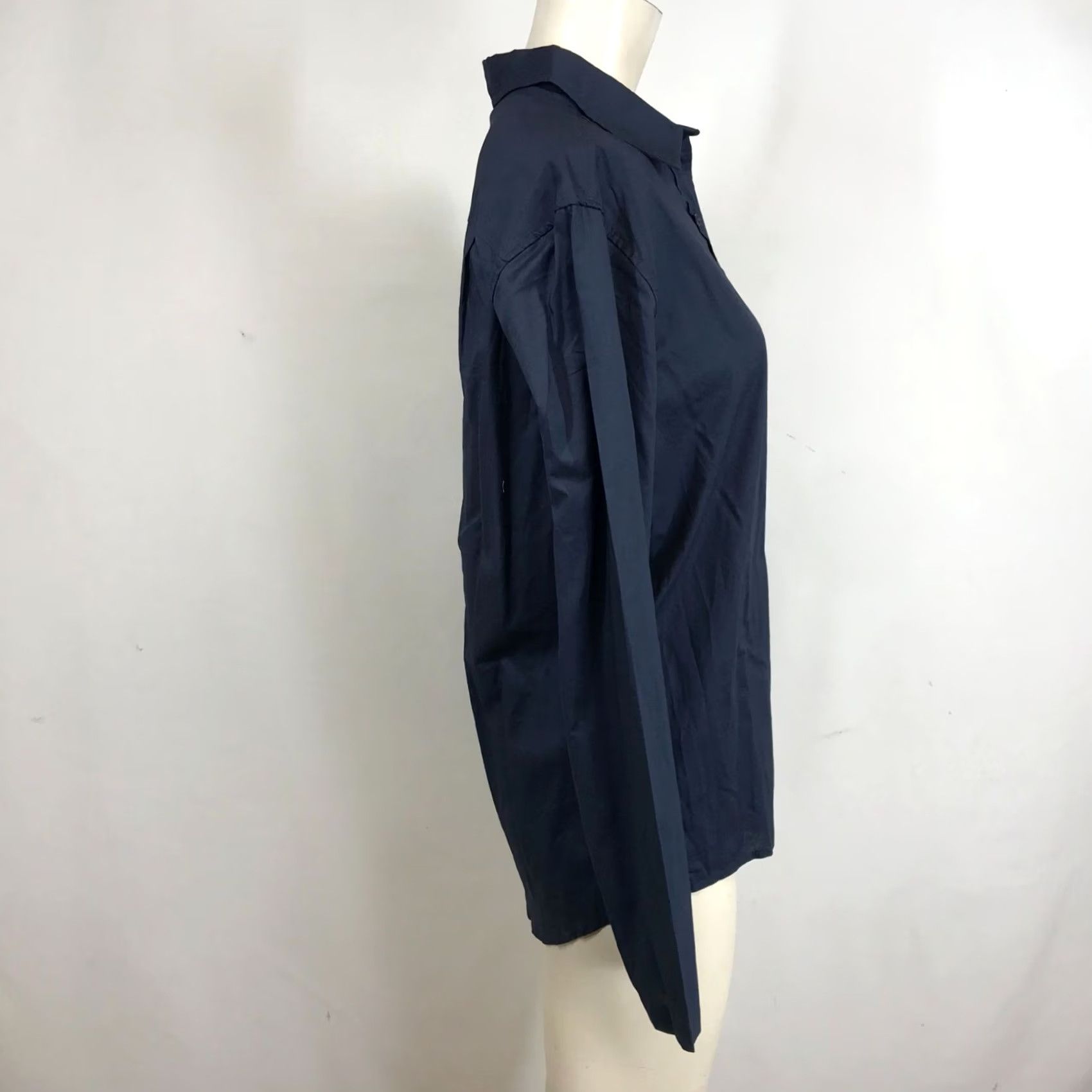Vintage LOLE - Womens Small -Blue Anchor Long Sleeve Button Up Casual Shirt Size S / US 4 / IT 40 - 4 Thumbnail