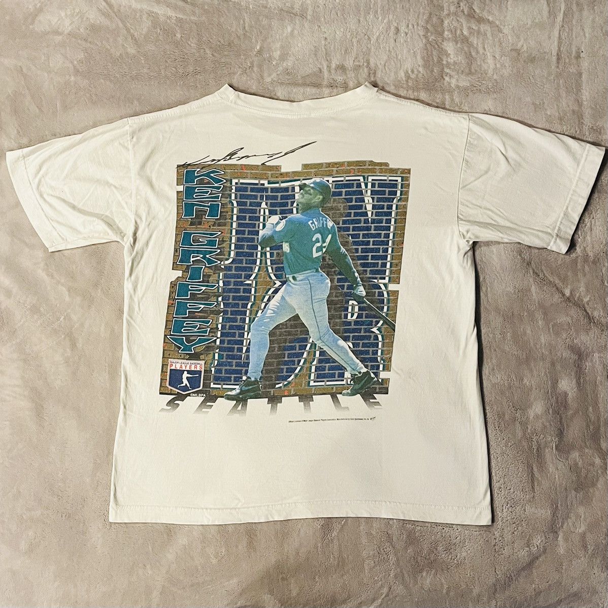 MLB Vintage MLB Ken Griffey Junior 24 White T-Shirt Men Size XL Size US XL / EU 56 / 4 - 1 Thumbnail