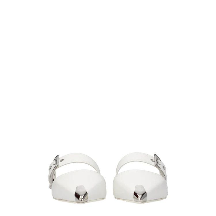 ob1o1e0524 Slippers And Clogs in White