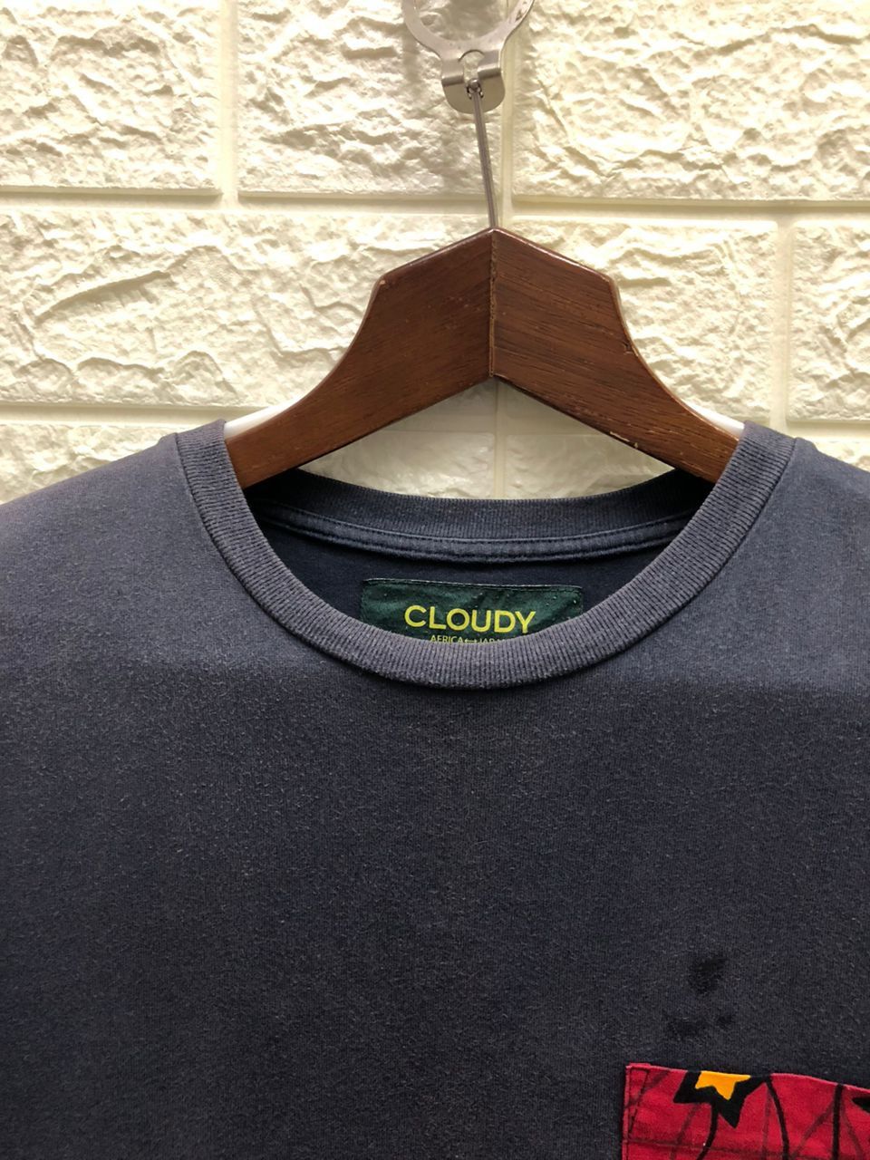 Vintage CLOUDY pokets t shirt africa x japan Size US M / EU 48-50 / 2 - 4 Thumbnail