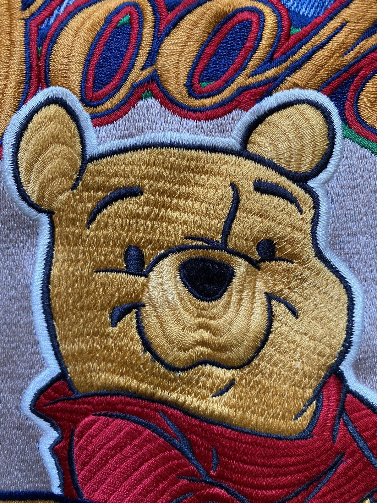 Vintage Xxxtentacion Pooh Bear “No Bother Bear” Varsity Jacket Size US L / EU 52-54 / 3 - 5 Thumbnail