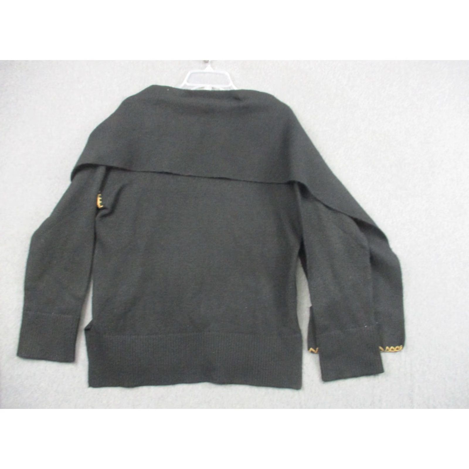 Loft LOFT Black Tunic Sweater Small W Detachable Scarf NWT MSRP 9 Size S / US 4 / IT 40 - 4 Thumbnail