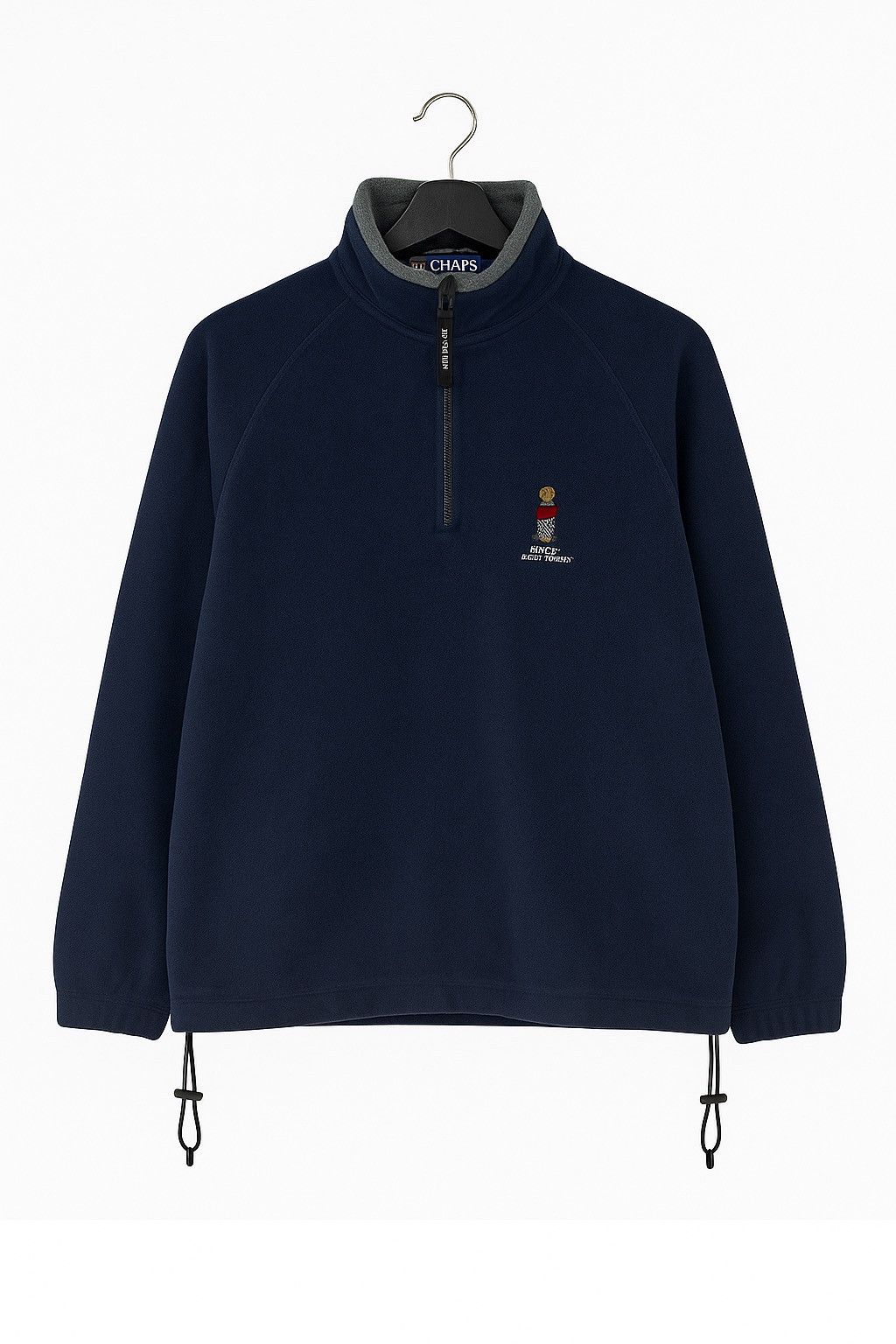 Chaps Ralph Lauren Vintage Chaps Ralph Lauren Fleece Pullover | Navy Blue Size US M / EU 48-50 / 2 - 1 Thumbnail