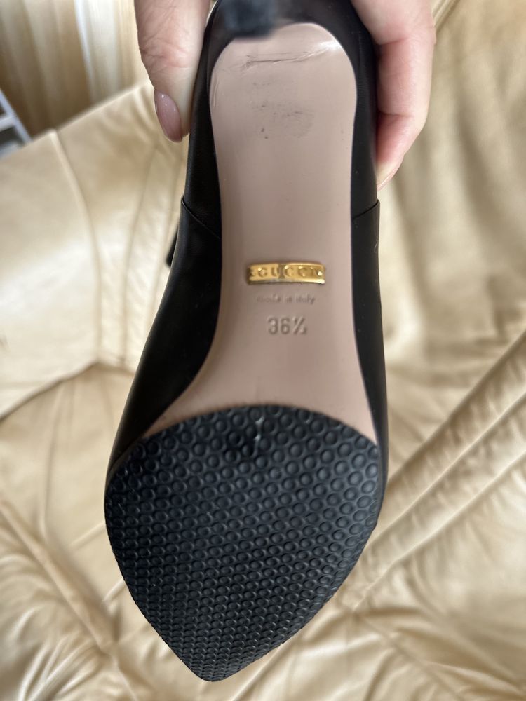 Gucci Gucci Leather Heels Boots Size US 6.5 / IT 36.5 - 7 Thumbnail