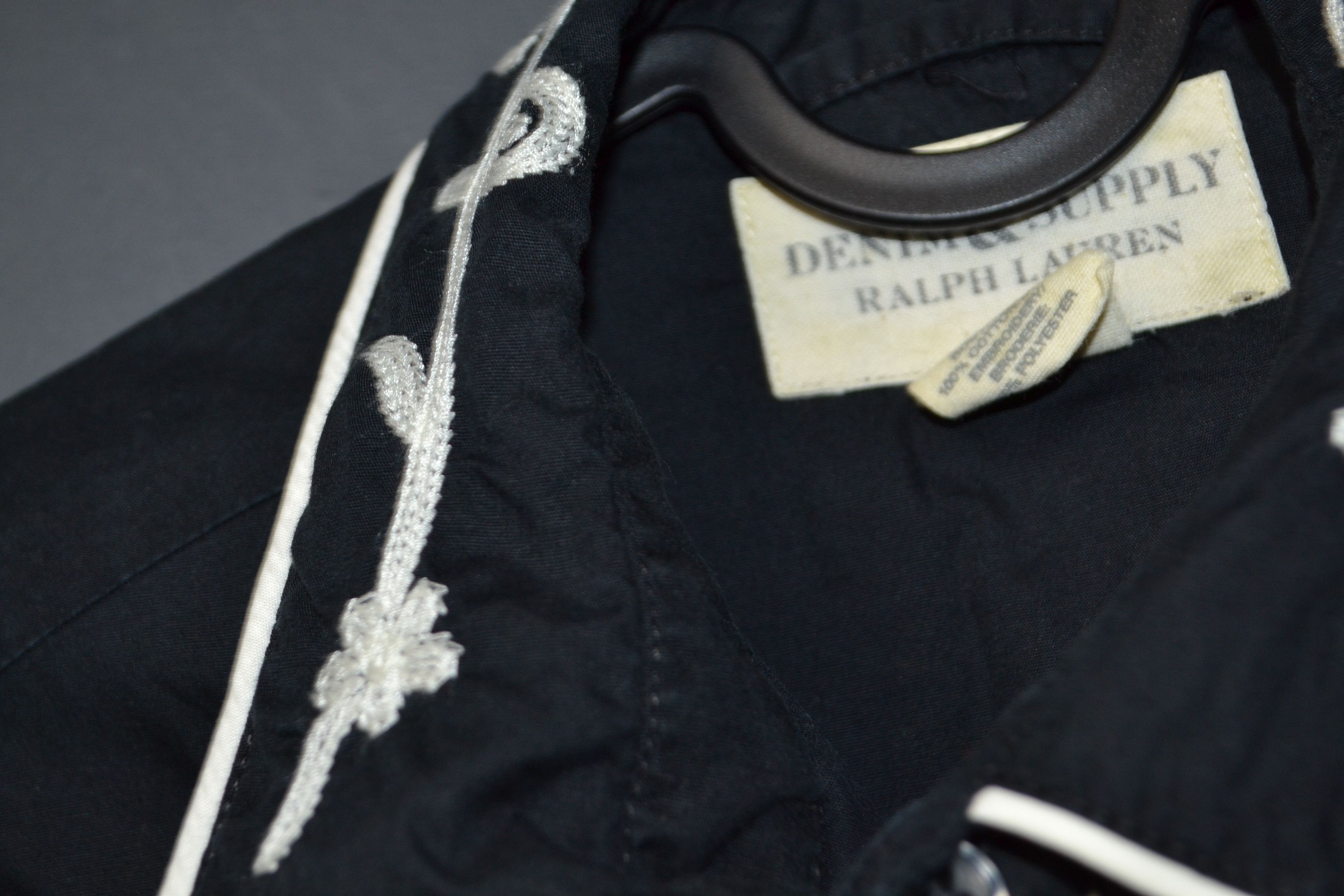 Denim & Supply Ralph Lauren Ralph Lauren Denim & Supply Rodeo Western Shirt Black M Size US M / EU 48-50 / 2 - 9 Thumbnail
