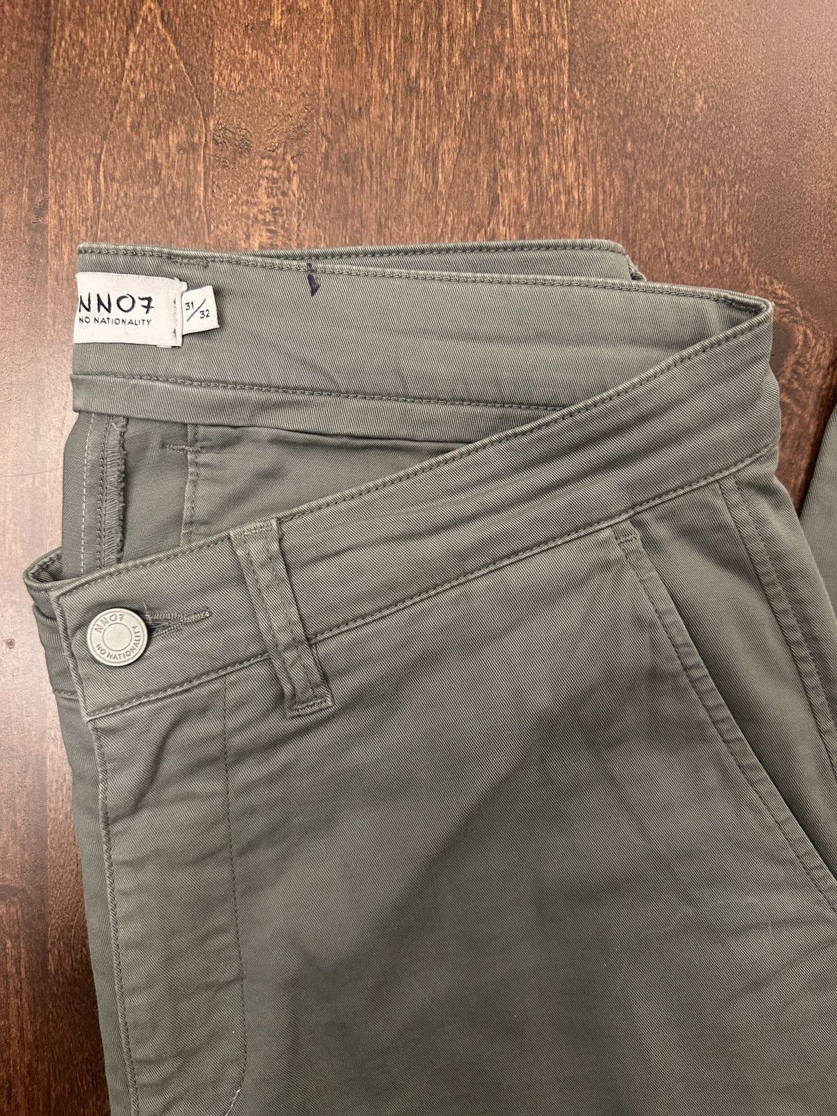 NN07 NN07 Marco Chinos Foam Green Size US 31 - 2 Thumbnail