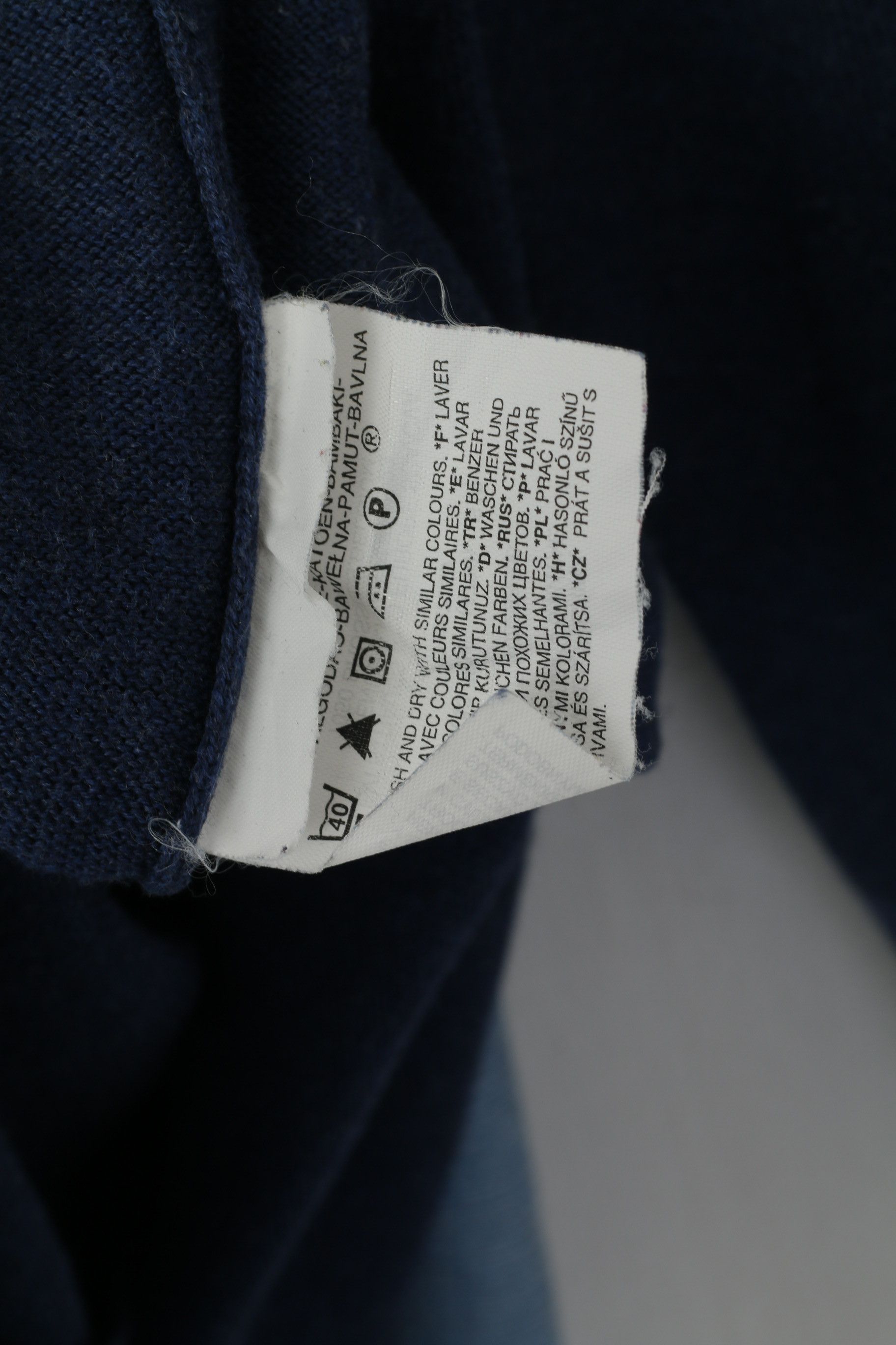Levi's Levi's Men XL (L) Jumper Navy Cotton Knit 6609 Size US L / EU 52-54 / 3 - 5 Thumbnail