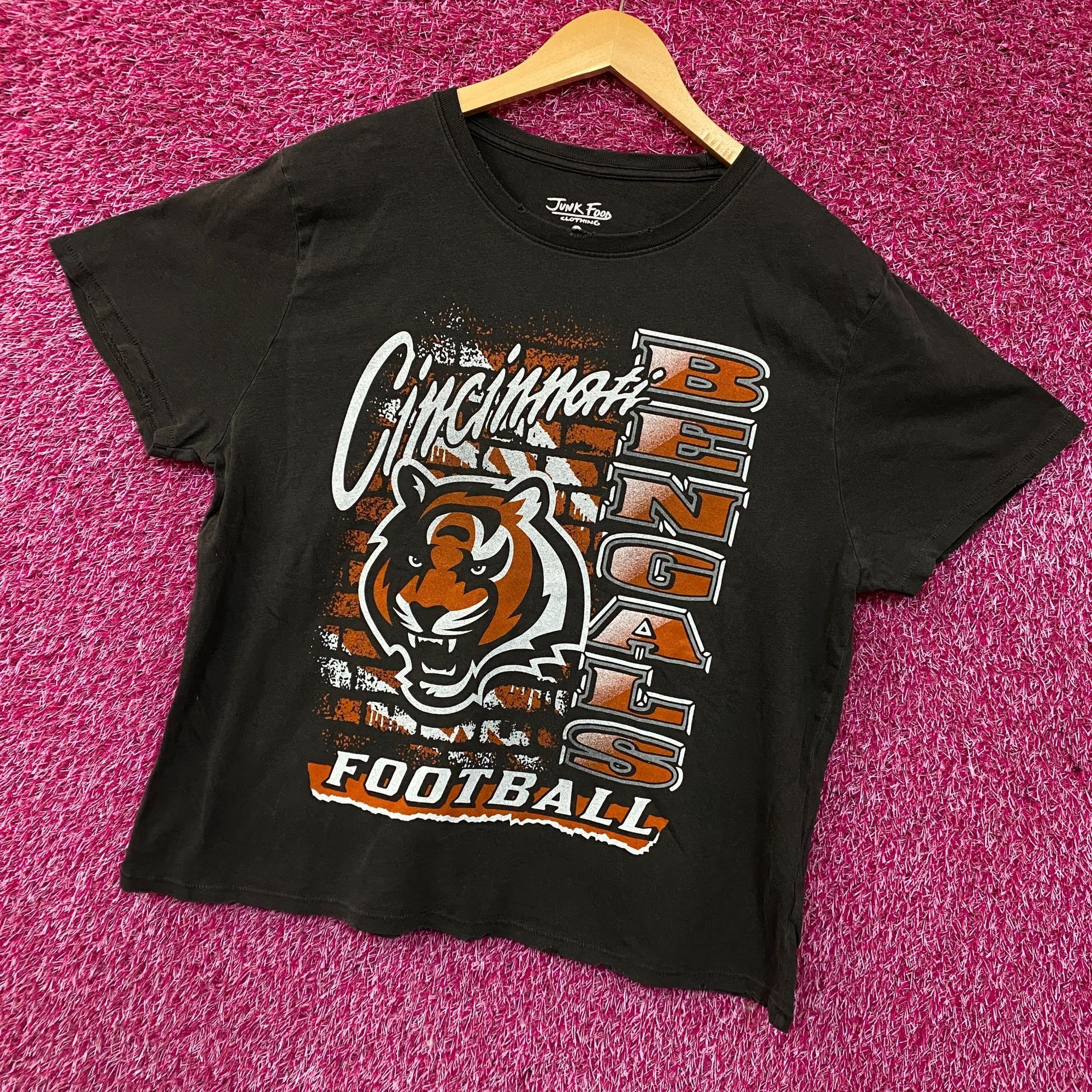 Junk Food Junk Food Clothing Women's NFL Cincinnati Bengals Brick Retr Size XL / US 12-14 / IT 48-50 - 3 Thumbnail