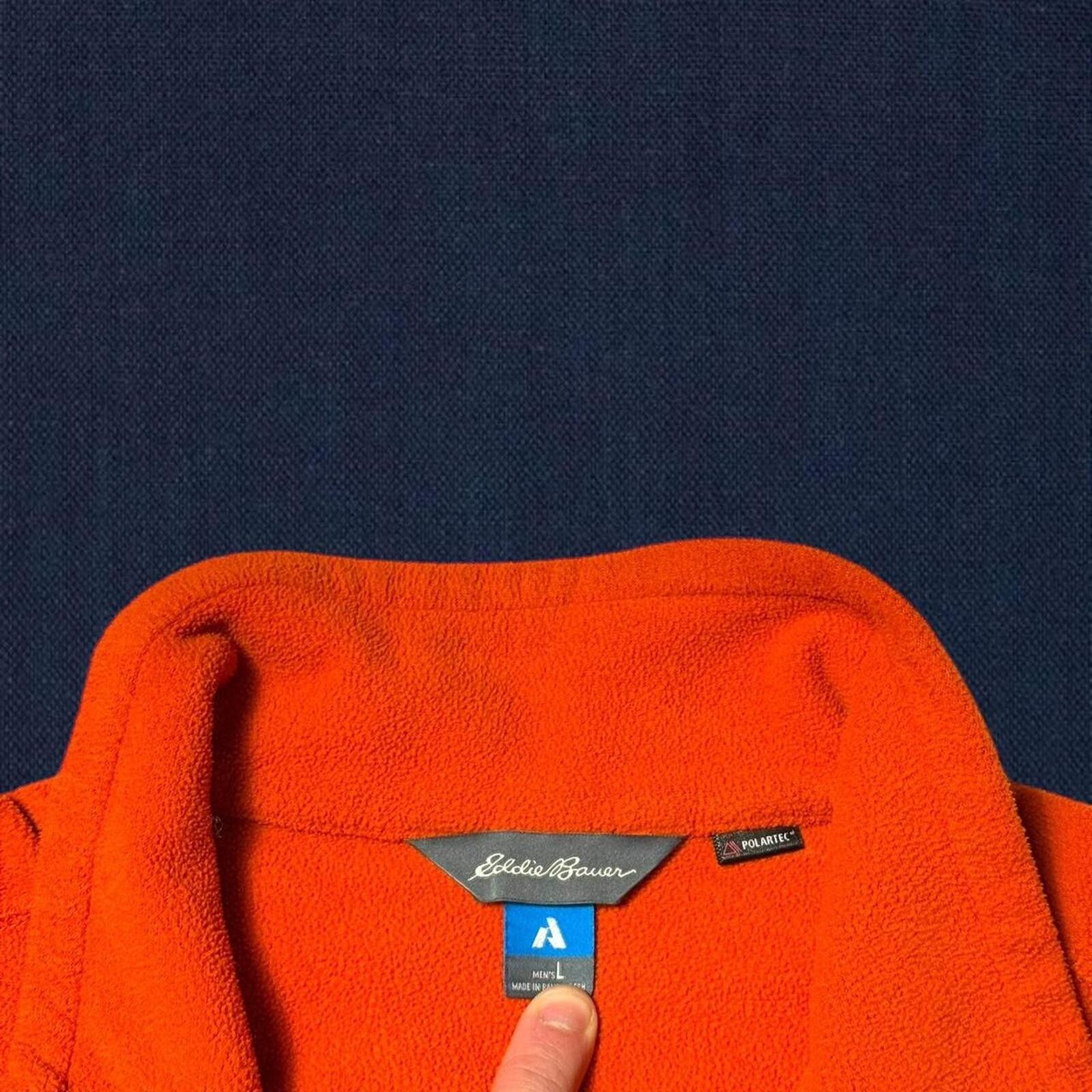 Eddie Bauer eddie bauer fleece quarter zip orange L gorpcore Size US L / EU 52-54 / 3 - 2 Thumbnail