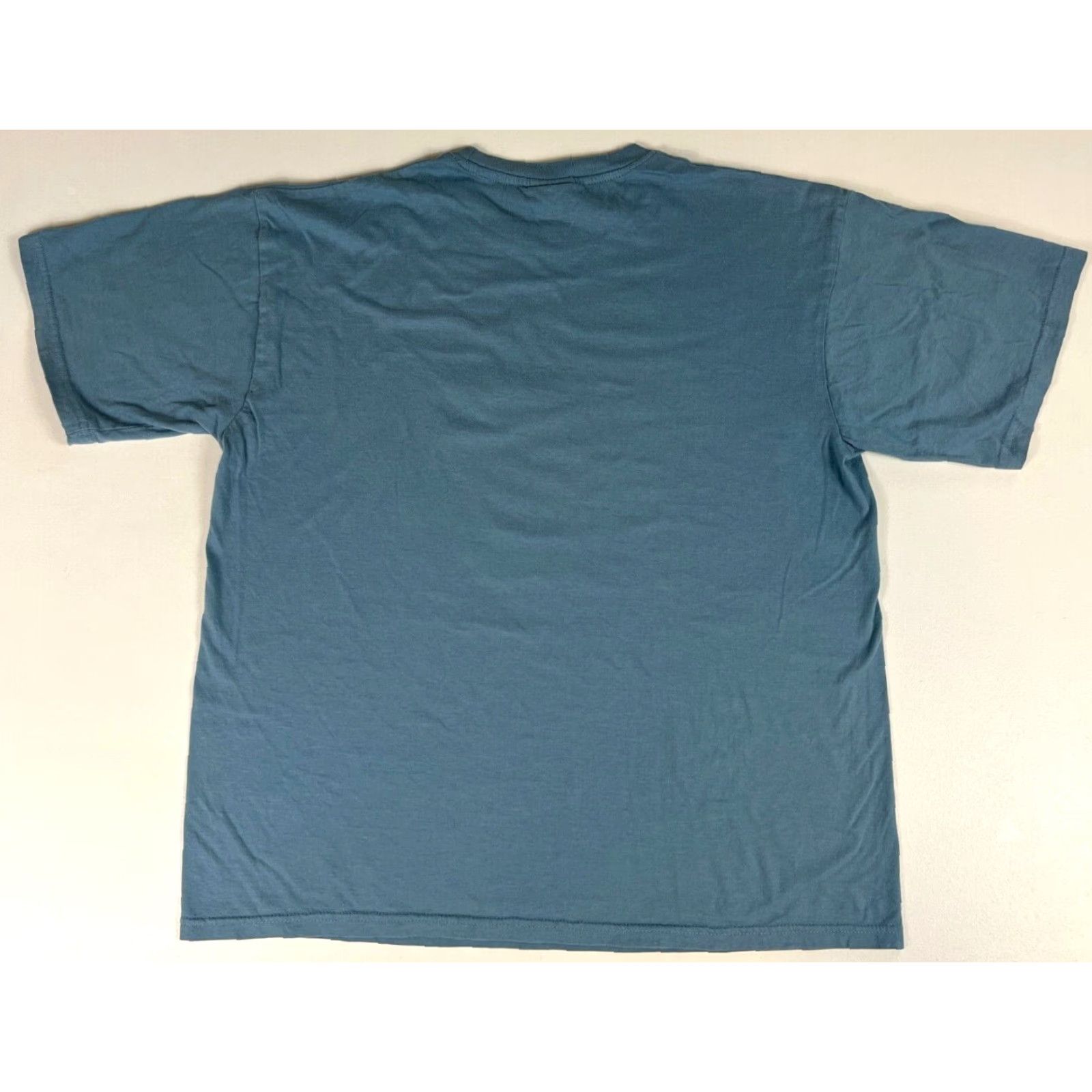 Vintage VINTAGE Fox Originals T-Shirt Amsterdam Red Light District Unisex Adults L Blue Graphic Print 90s Boys Mens Womens Size US L / EU 52-54 / 3 - 2 Thumbnail
