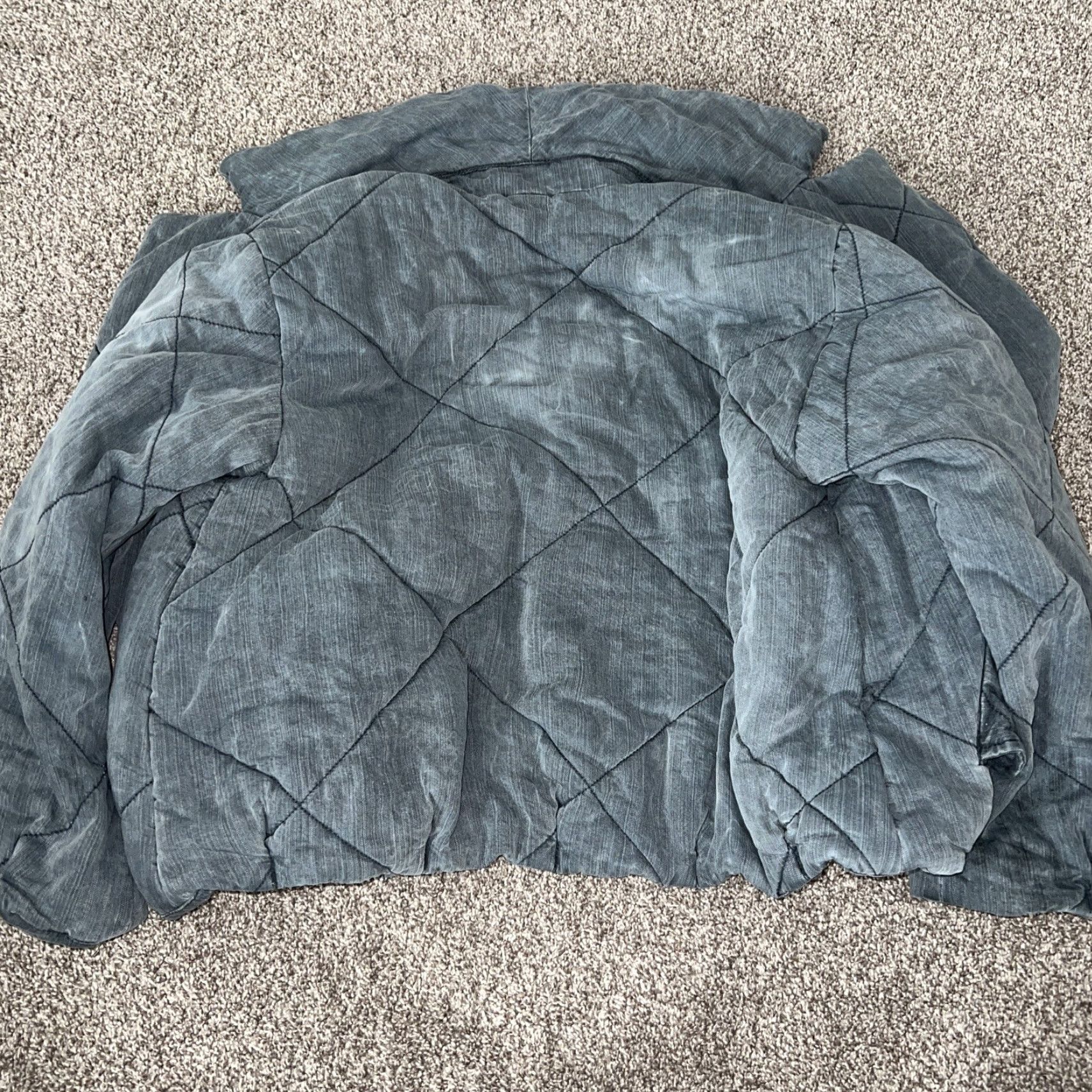 Anthropologie Anthropologie Blue Puffer Coat Women’s Size M Size M / US 6-8 / IT 42-44 - 4 Thumbnail