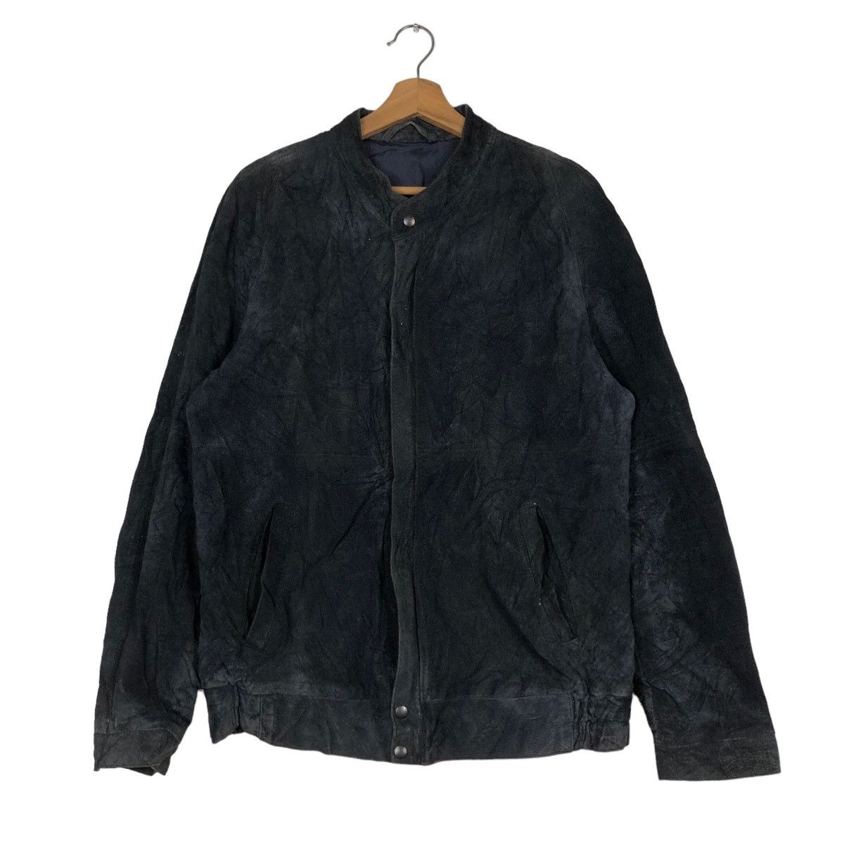 Genuine Leather Vintage Pig Skin Genuine Leather Jacket England Issey Miyake Size US L / EU 52-54 / 3 - 1 Thumbnail
