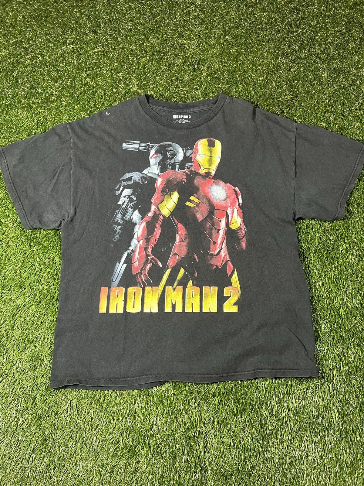 Marvel Comics Vintage Y2K Faded Tony Stark Marvel Iron Man 2 Superhero Tee Size US XL / EU 56 / 4 - 1 Thumbnail