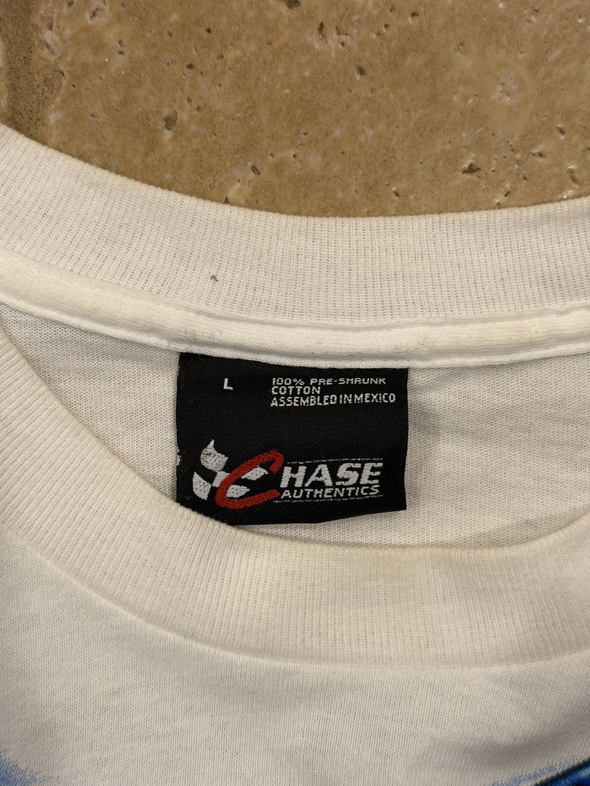 Vintage NASCAR Vintage Rusty Wallace Track Slayer White/Blue Tee Size US L / EU 52-54 / 3 - 5 Thumbnail