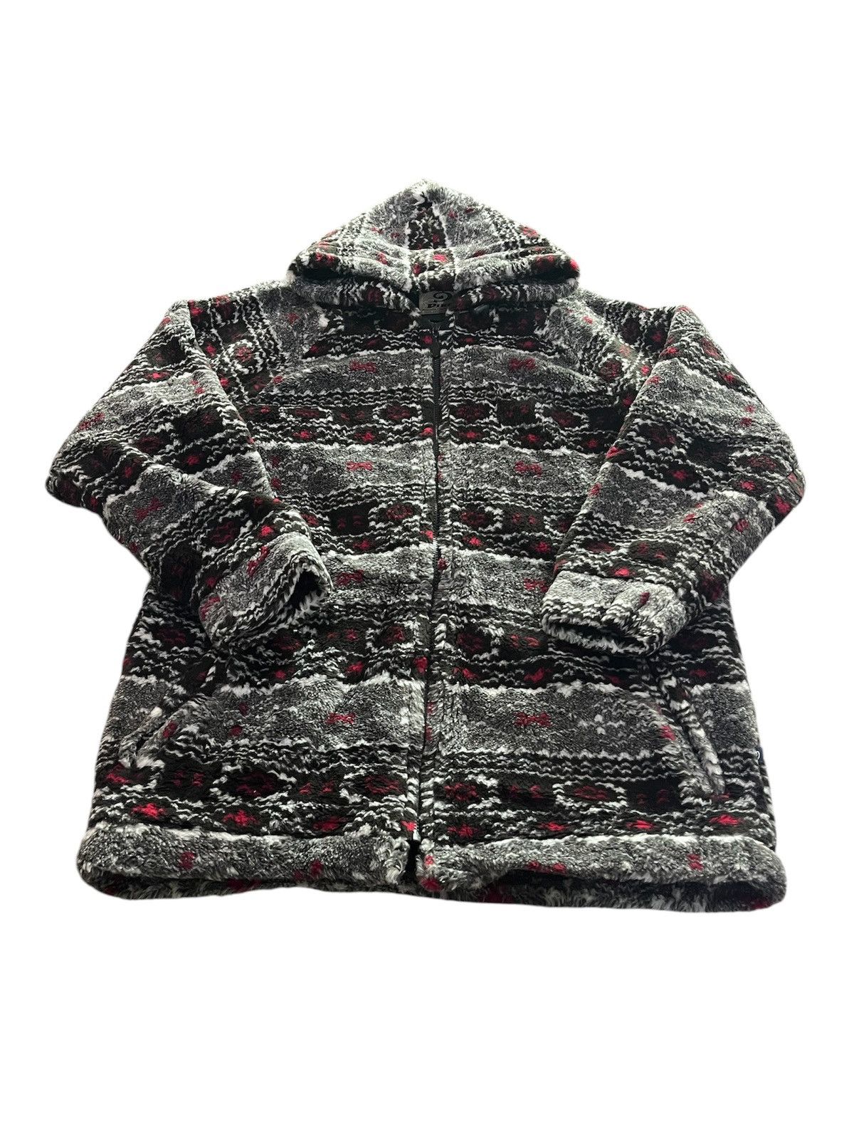 Native × Vintage Vintage Piko Aztec Navajo Native Art Deep Pile Fleece Jacket Size US M / EU 48-50 / 2 - 1 Thumbnail