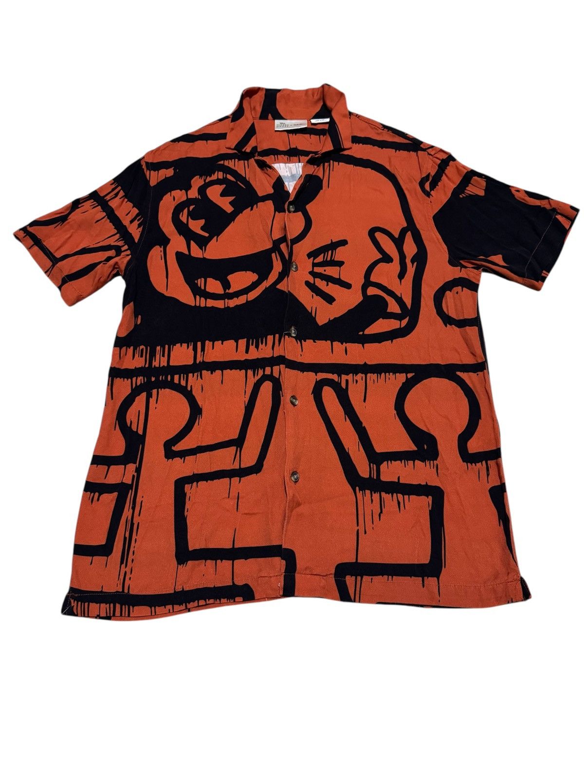 Keith Haring × Mickey Mouse RARE! Rayon Hawaii Shirt Keith Haring x Mickey Mouse Size US S / EU 44-46 / 1 - 1 Thumbnail