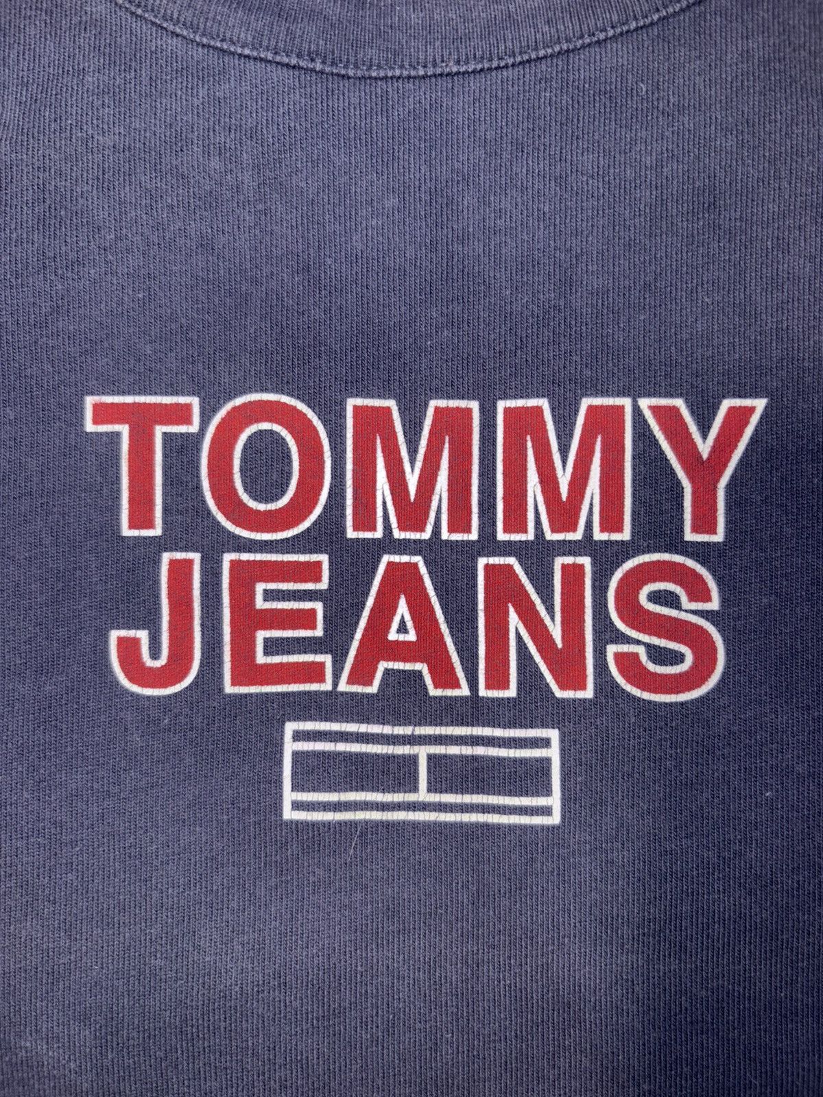 Tommy Jeans Tommy Jeans 2018 Center Graphic Mock-Layer Ringer Tee Size L Size US L / EU 52-54 / 3 - 6 Thumbnail
