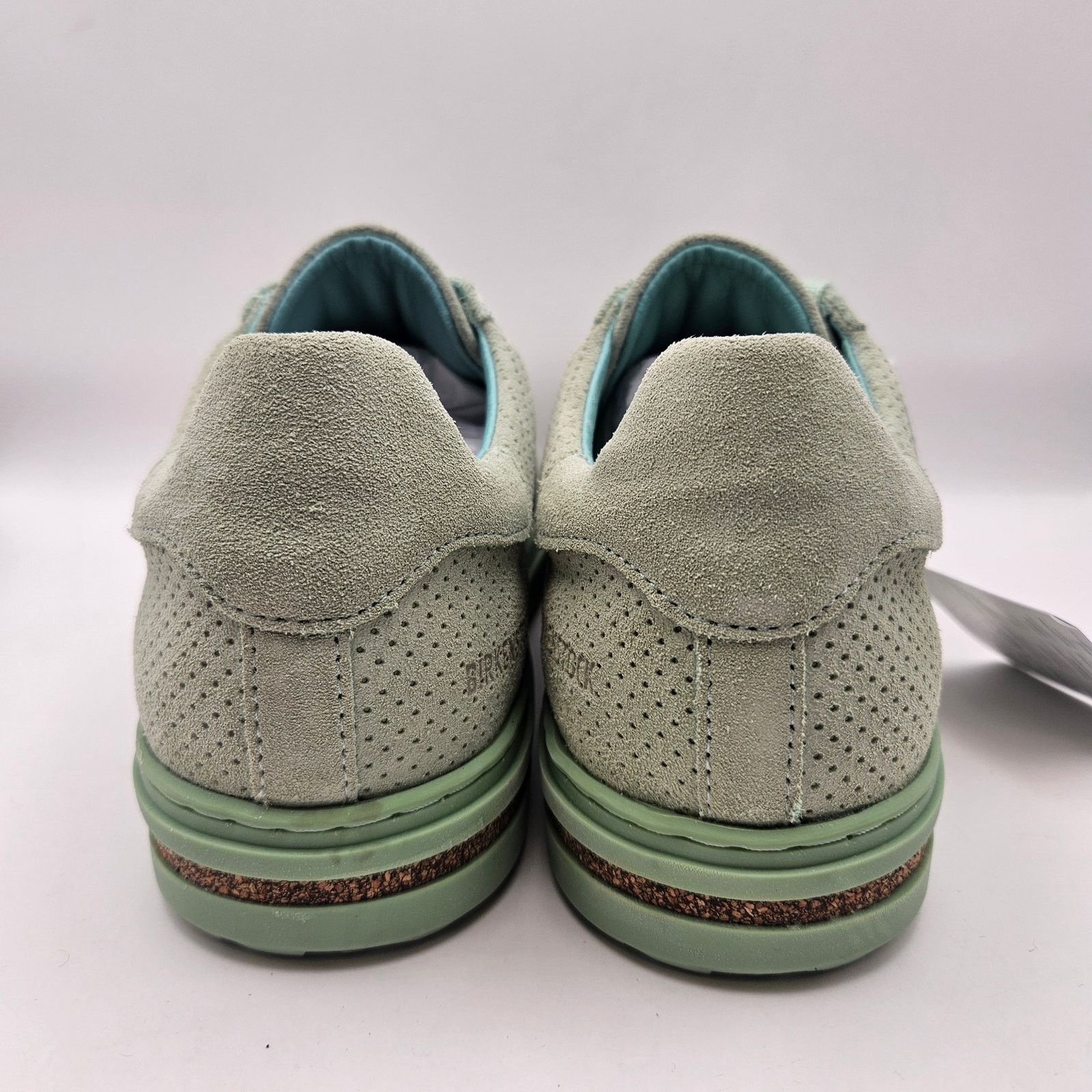 Birkenstock BIRKENSTOCK WOMEN'S 9 BEND LOW SUEDE MATCHA SNEAKER Size US 9 / IT 39 - 3 Thumbnail