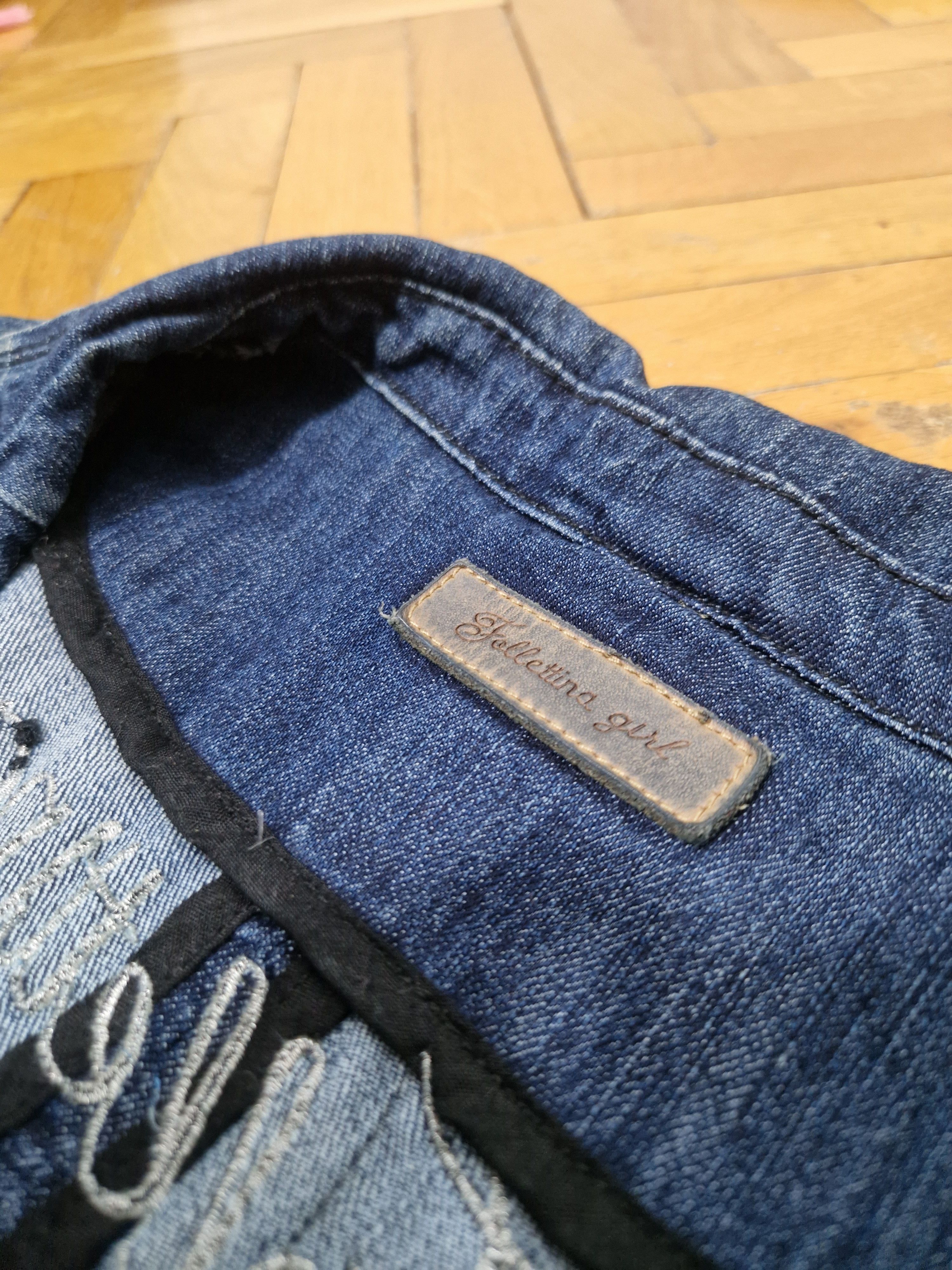 Vintage vintage denim jacket blazer Size S / US 4 / IT 40 - 10 Thumbnail
