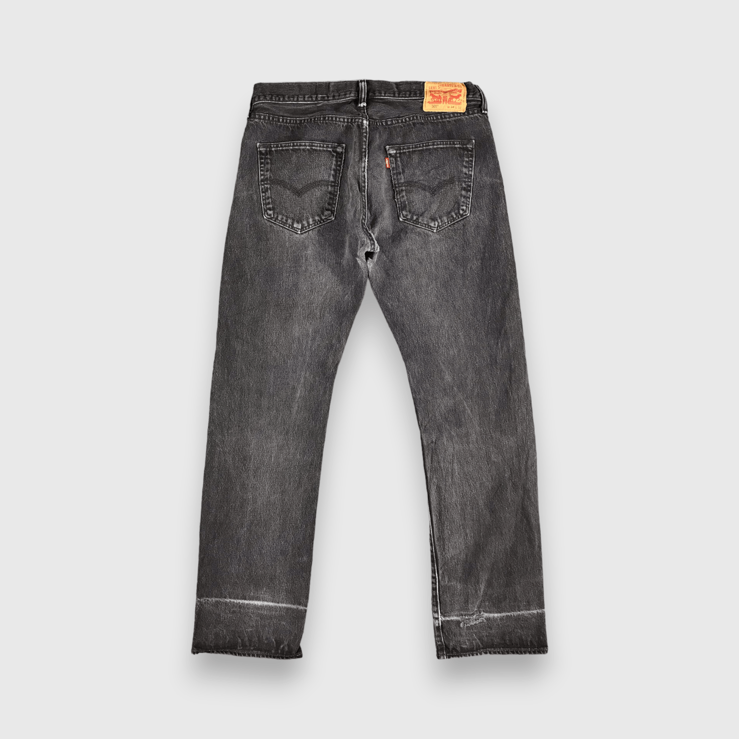 Levi's × Vintage Vintage Faded Black Levis 501 Jeans-J2515 Size US 35 - 2 Thumbnail