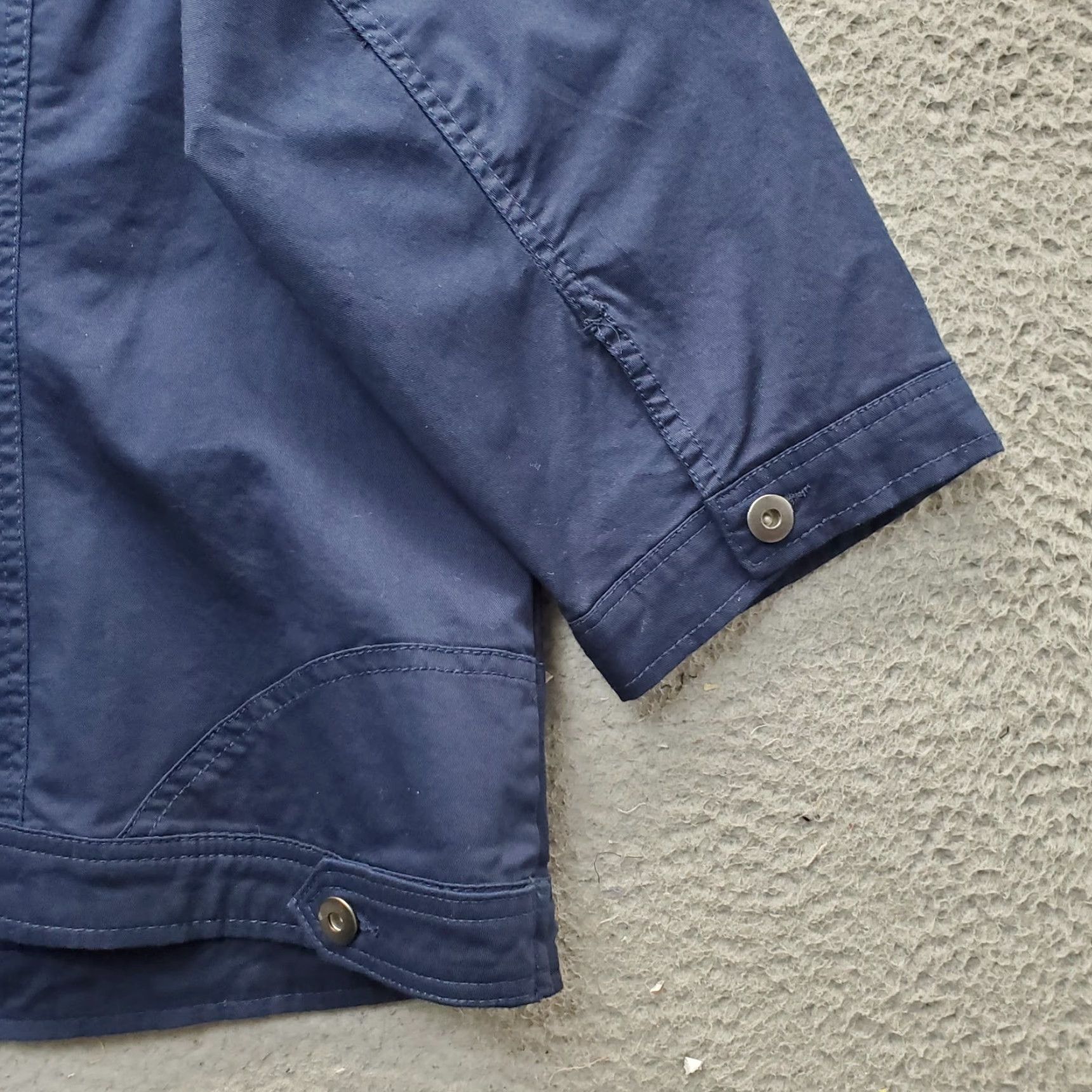 Vintage Dressbarn Shacket Womens 3X Navy Lightweight Button Front Collared Long Sleeve Shirt Jacket Size XXL / US 16-18 / IT 52-54 - 7 Thumbnail