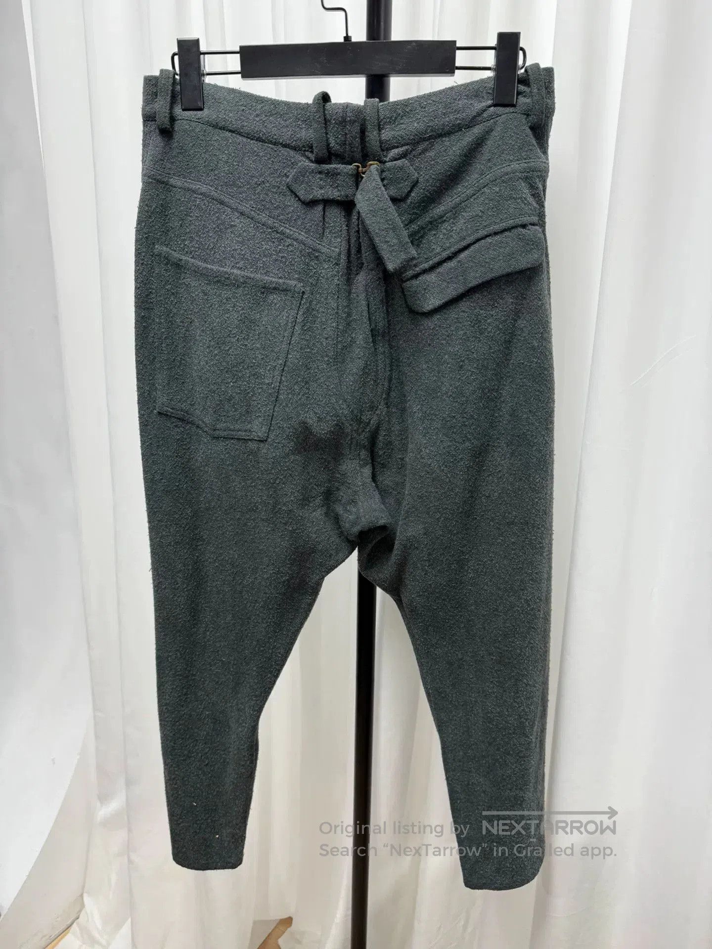 Comme des Garcons Homme Plus 100% Silk Waist Trousers by Araki Yuu. Size US 32 / EU 48 - 5 Thumbnail