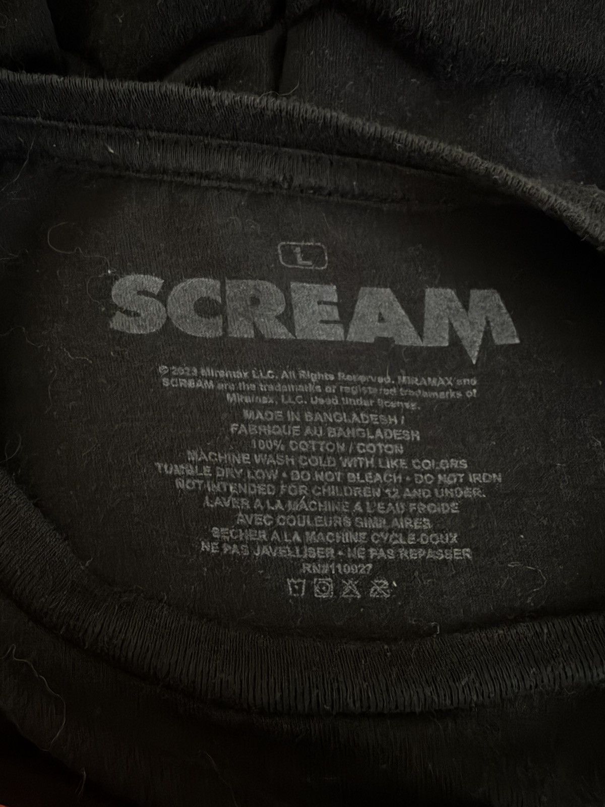 Other “What’s Your Favorite Scary Movie?” Graphic T-Shirt Black L Size US L / EU 52-54 / 3 - 3 Thumbnail
