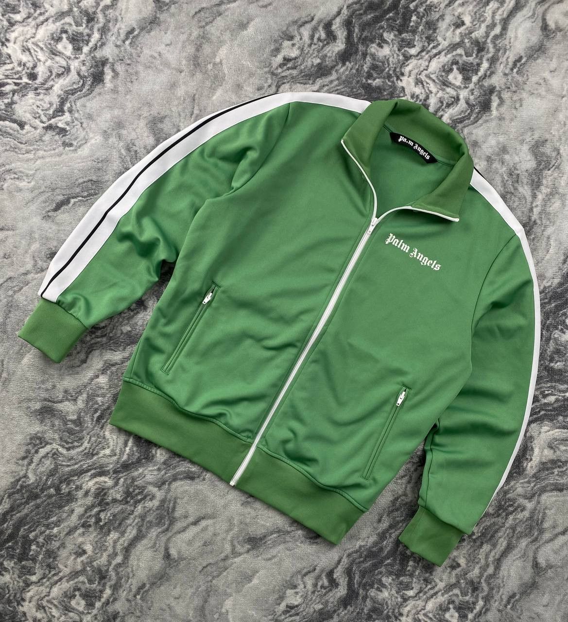 Palm Angels Palm Angels “glitter lurex” track jacket | Grailed