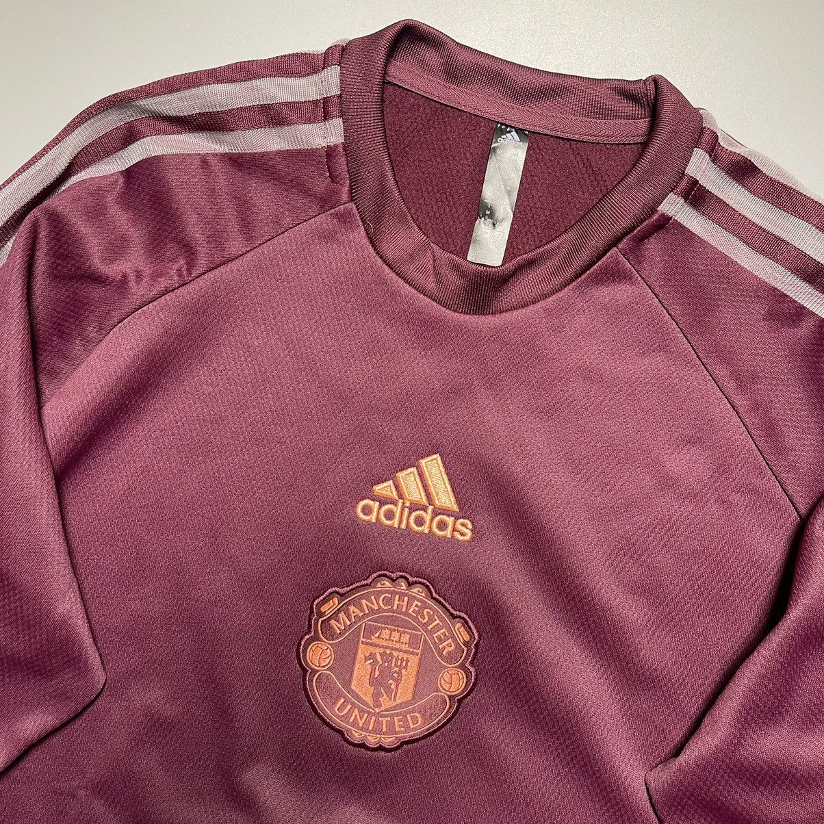 Adidas × Vintage MAN UNITED ADIDAS 2020/2021 FOOTBALL TRAVEL SWEATSHIRT Size US M / EU 48-50 / 2 - 4 Thumbnail