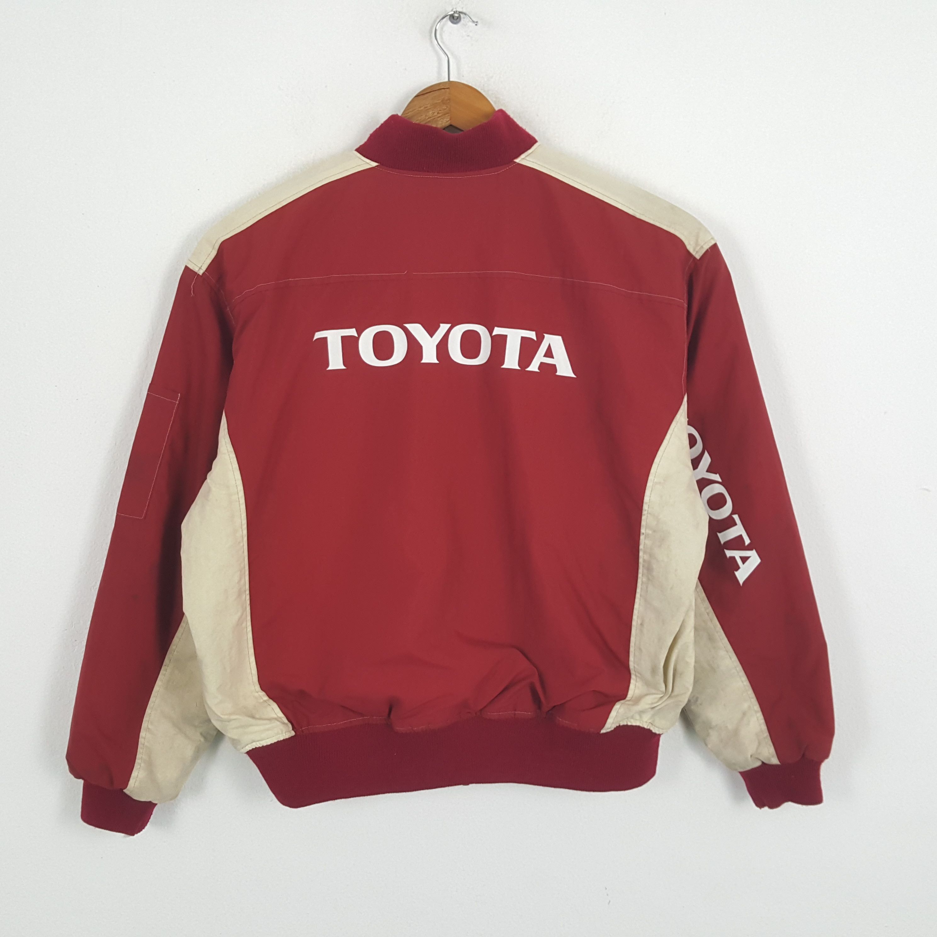 Japanese Brand × Vintage Vintage TOYOTA TECNO Japanese Racing Team Jacket Size US XL / EU 56 / 4 - 1 Thumbnail
