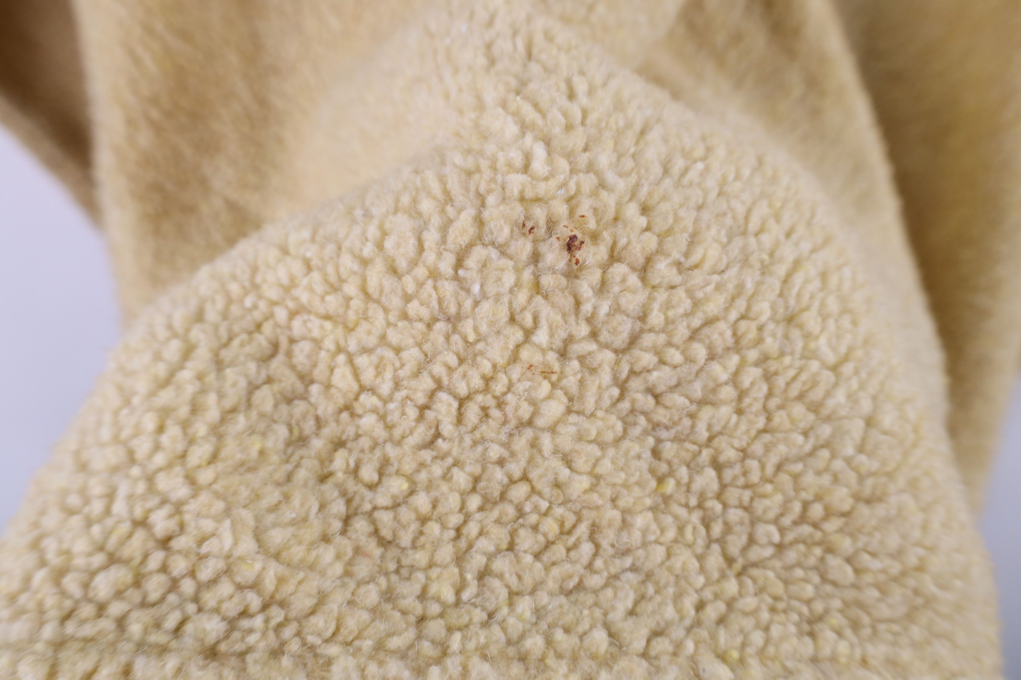 Vintage Vintage 90s Streetwear Fleece Half Zip Sweater Beige USA Size US L / EU 52-54 / 3 - 8 Thumbnail
