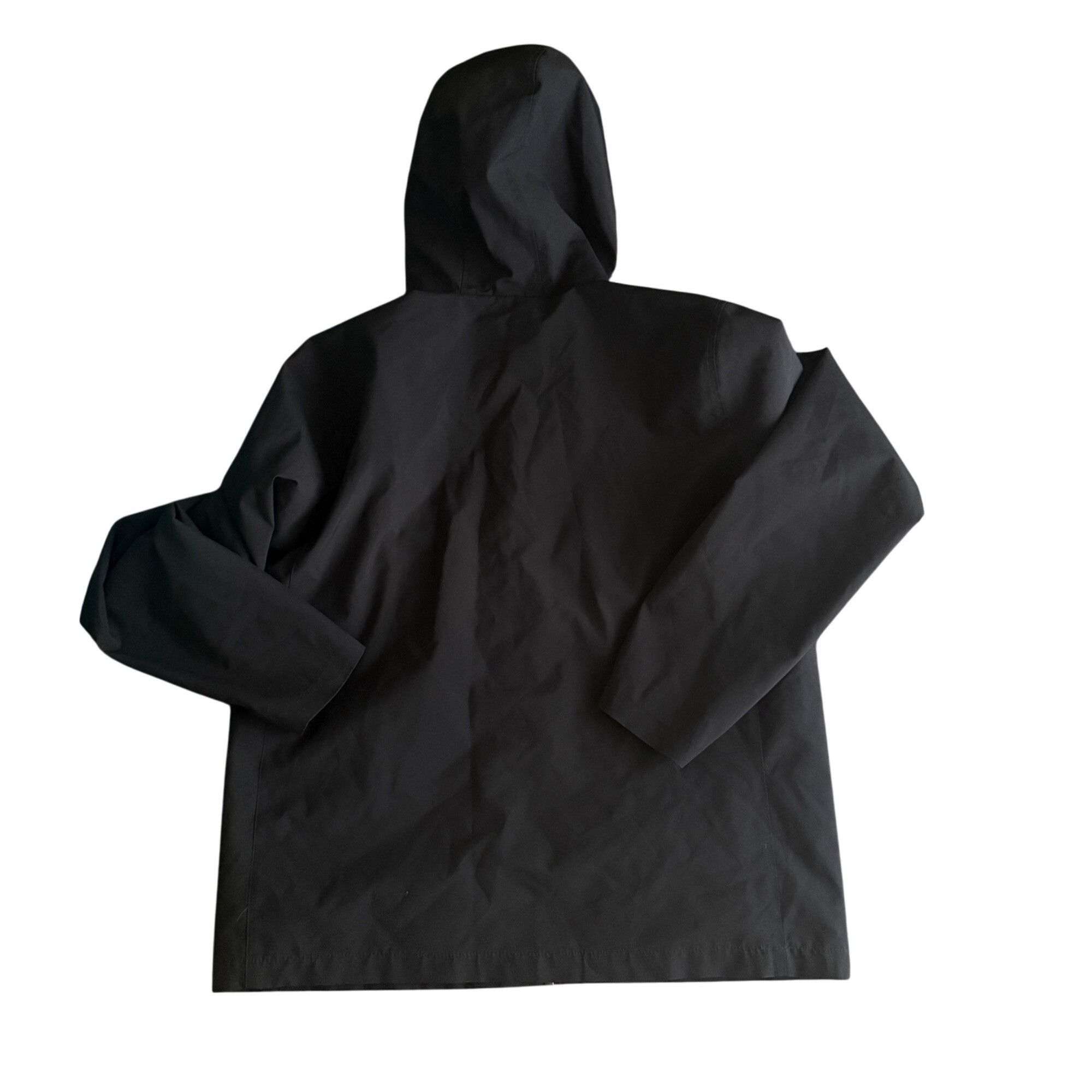 Nautica Nautica Mens Black Hooded Water-Resistant Jacket With Full-Z Size US M / EU 48-50 / 2 - 2 Thumbnail