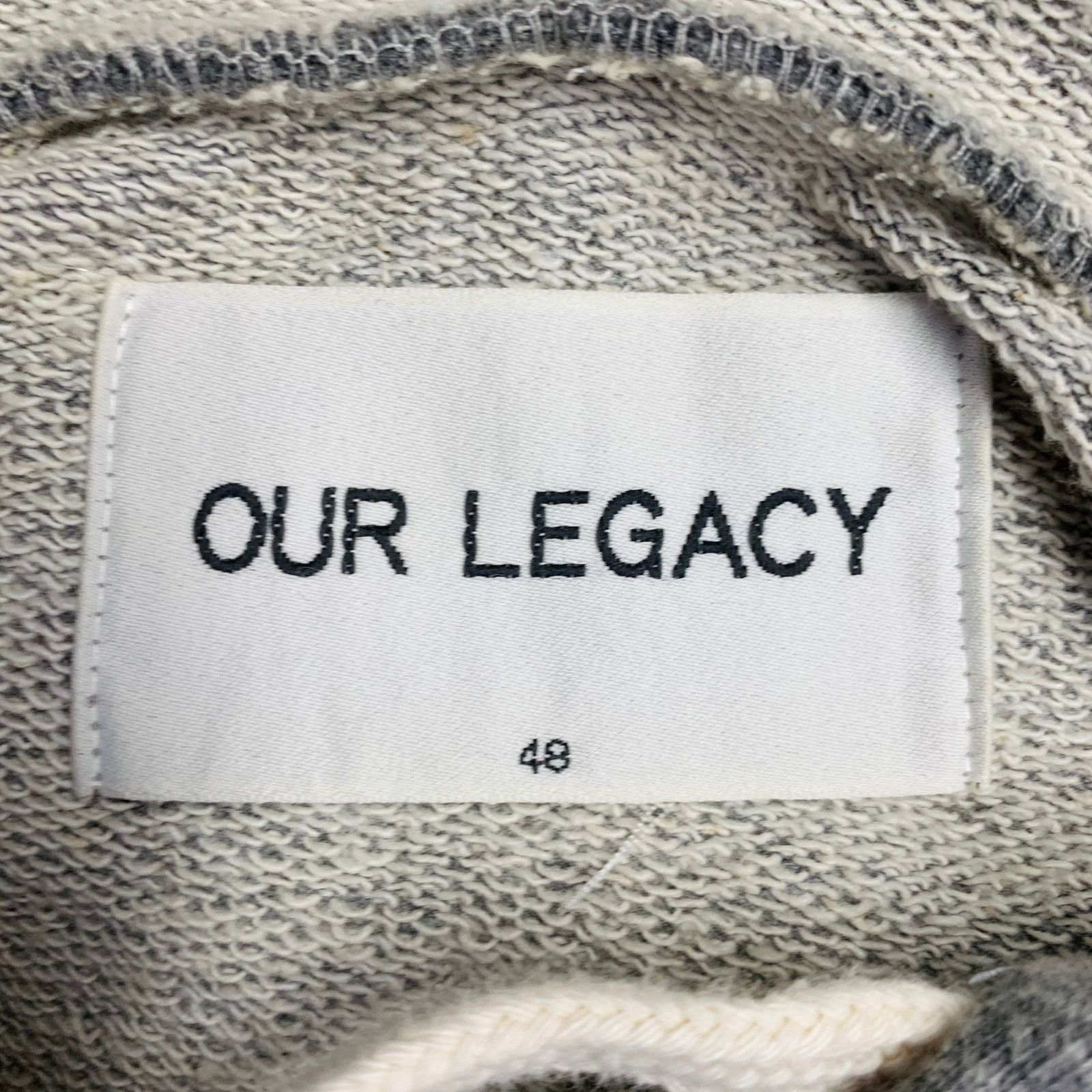 Our Legacy Size S Grey Heather Cotton Blend Hoodie Sweatshirt Size US S / EU 44-46 / 1 - 8 Thumbnail