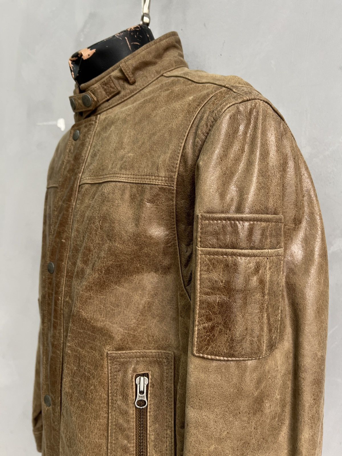 14th Addiction Racing moto avant garde y2k leather moto jacket hype Size US L / EU 52-54 / 3 - 3 Thumbnail