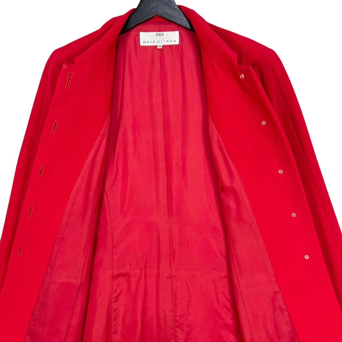 Balenciaga Vintage 90s Balenciaga La Mode Paris Women Coat Size M / US 6-8 / IT 42-44 - 9 Thumbnail