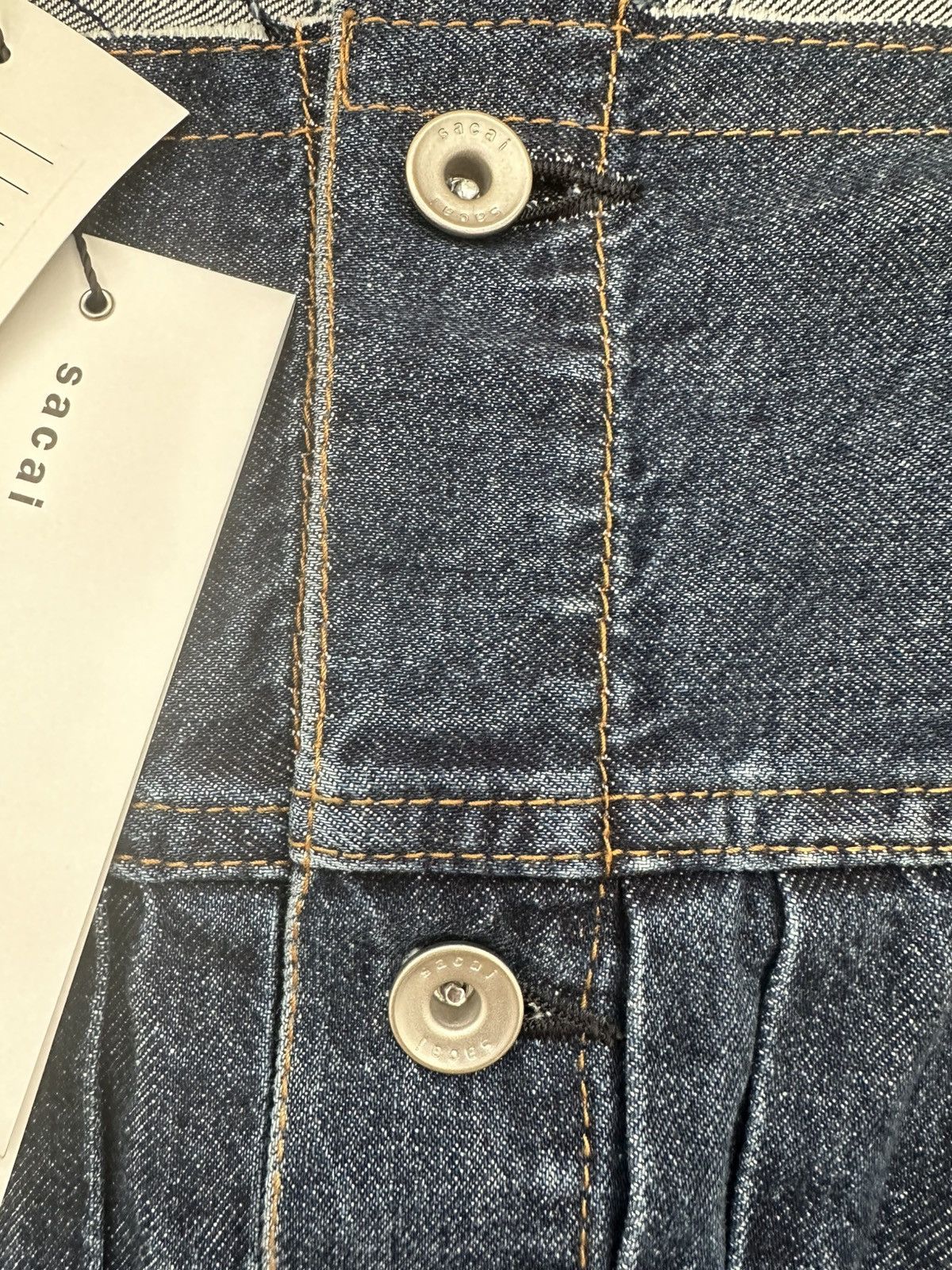 Sacai Sacai Denim Camisole Women Shirt Size S / US 4 / IT 40 - 7 Thumbnail
