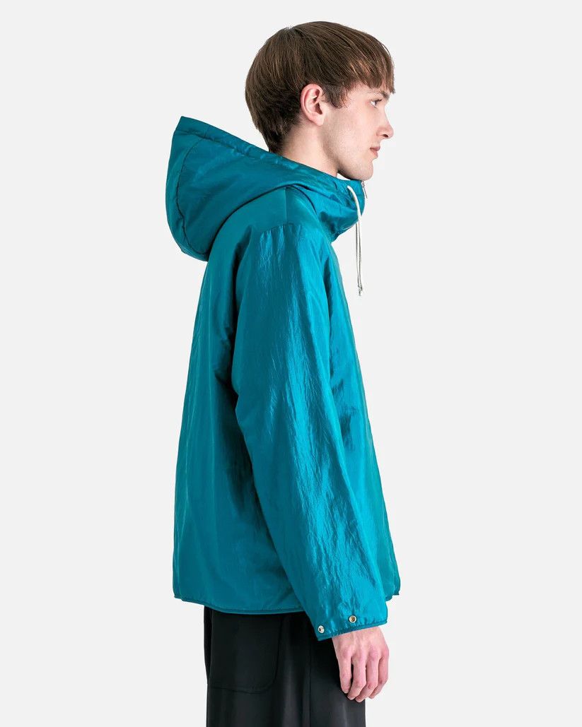 Jil Sander o1s1v1r1oon0925 Nylon Canvas Padded Blouson in Teal Blue Size US XL / EU 56 / 4 - 2 Thumbnail