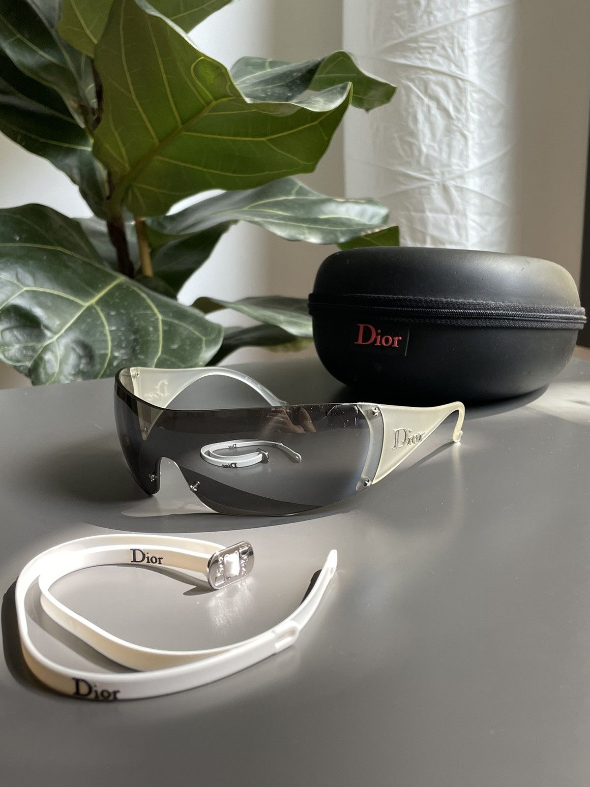 Dior Christian Dior Sunglasses Ski 5 Mask Sport Bike Vintage 90s Size ONE SIZE - 2 Thumbnail
