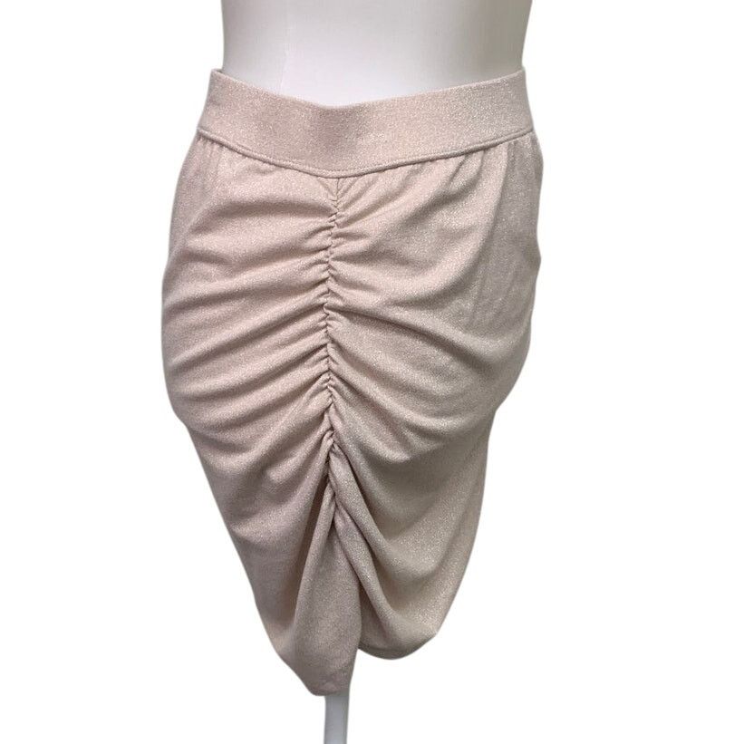 American Eagle Outfitters New American Eagle Womens Small Ruched BodyCon Mini Skirt Size 27" / US 4 / IT 40 - 3 Thumbnail
