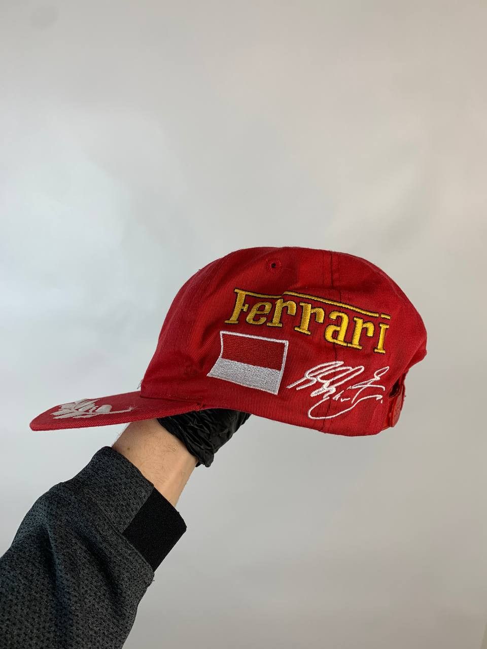 Ferrari × Vintage Vintage 90s Ferrari Michael Schumacher Dekra Cap Size ONE SIZE - 3 Thumbnail